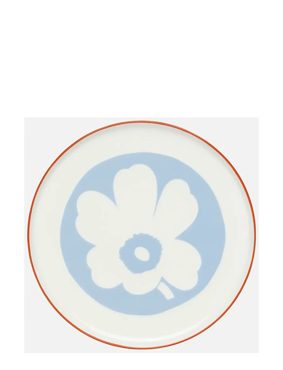 Marimekko Home - UNIKKO SERVING ITEM 24CM - iepērcies pēc cenas - white, lt.blue, orange red - 0