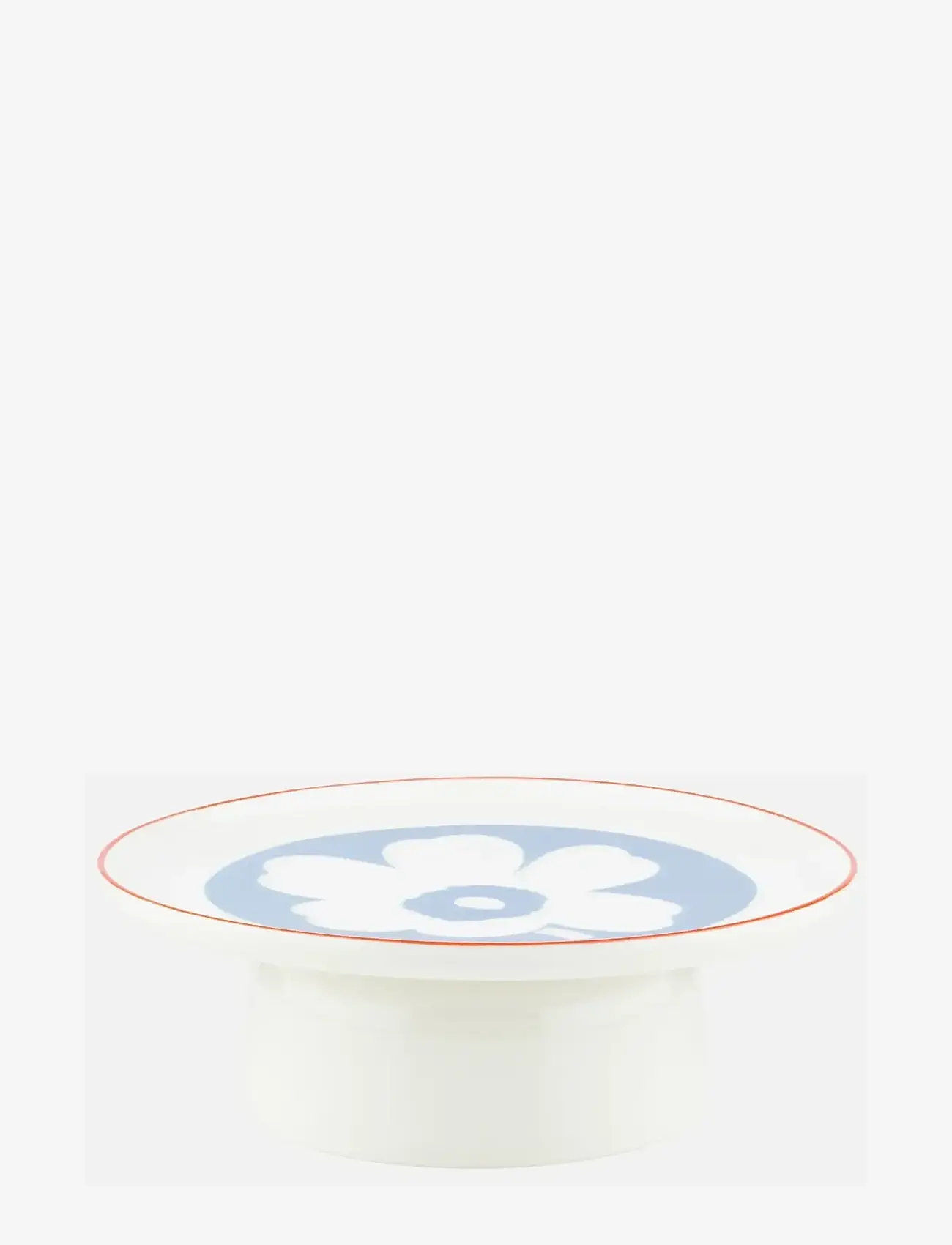 Marimekko Home - UNIKKO SERVING ITEM 24CM - køb efter pris - white, lt.blue, orange red - 1