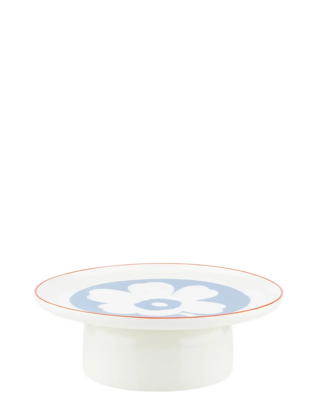 Marimekko Home - UNIKKO SERVING ITEM 24CM - geburtstagsgeschenke - white, lt.blue, orange red - 1