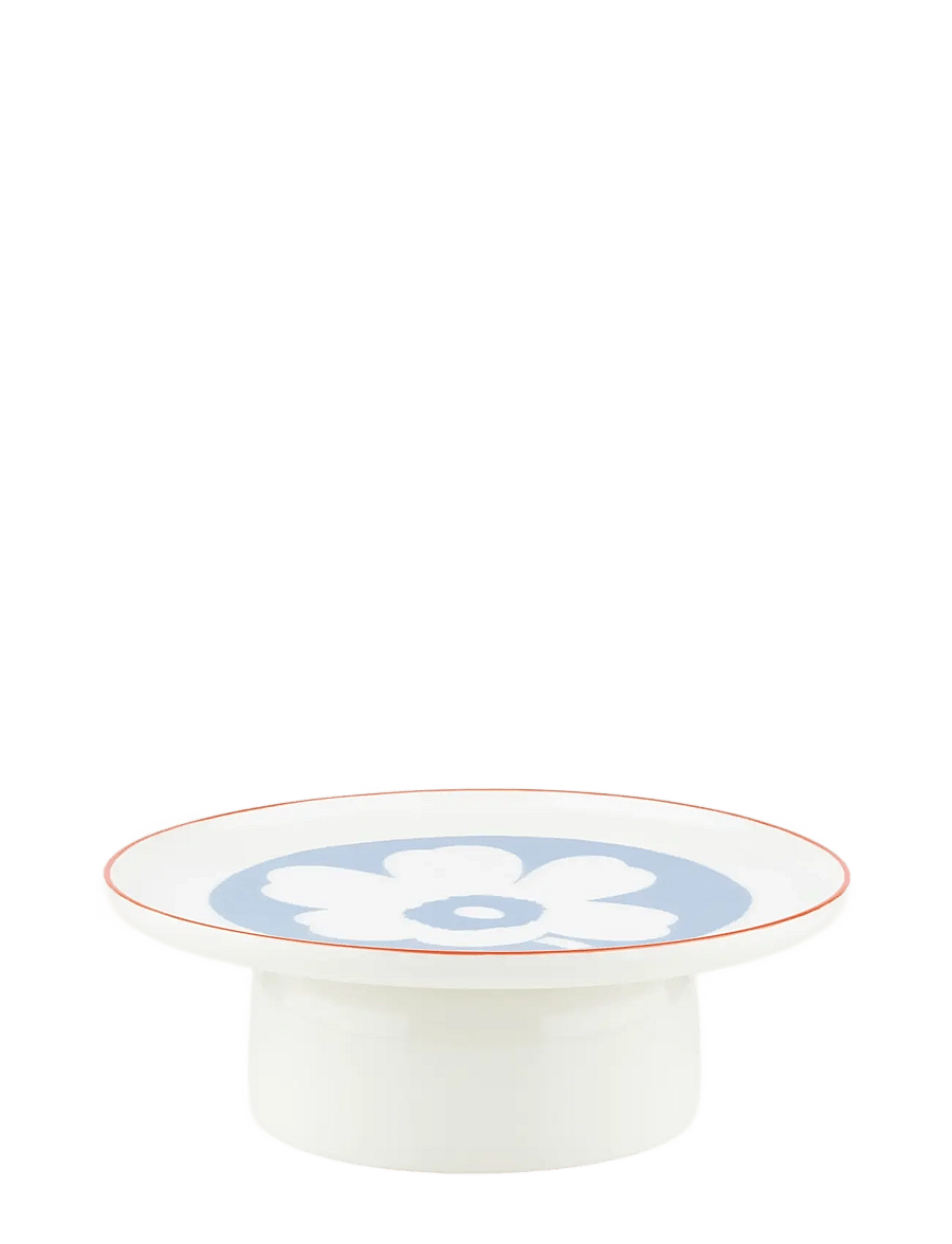 Marimekko Home - UNIKKO SERVING ITEM 24CM - vaagnad ja roogade serveerimisalused - white, lt.blue, orange red - 1