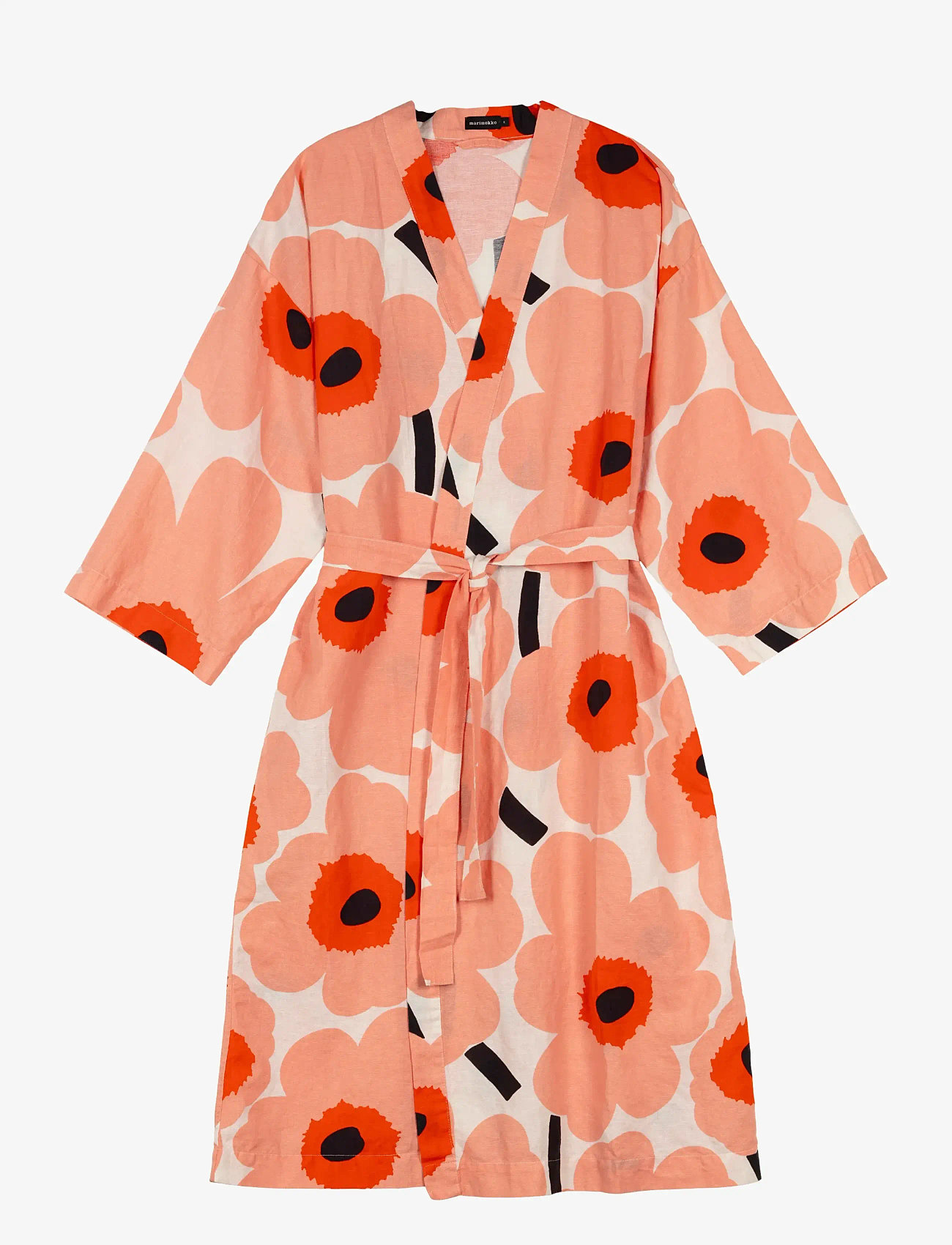 Marimekko Home - UNIKKO HOME ROBE - hverdags stil - off white,coral,or.red,charc. - 0
