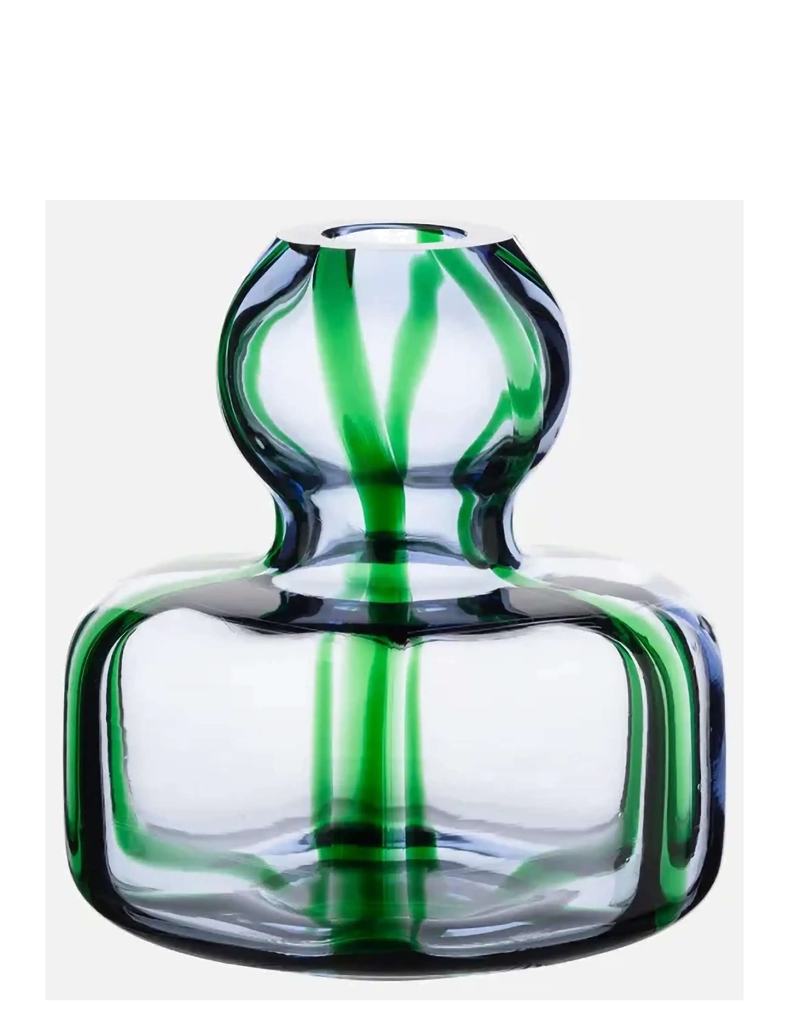 Marimekko Home FLOWER VASE FILIGREE - Kitchen & Table - LT.BLUE, GREEN / green