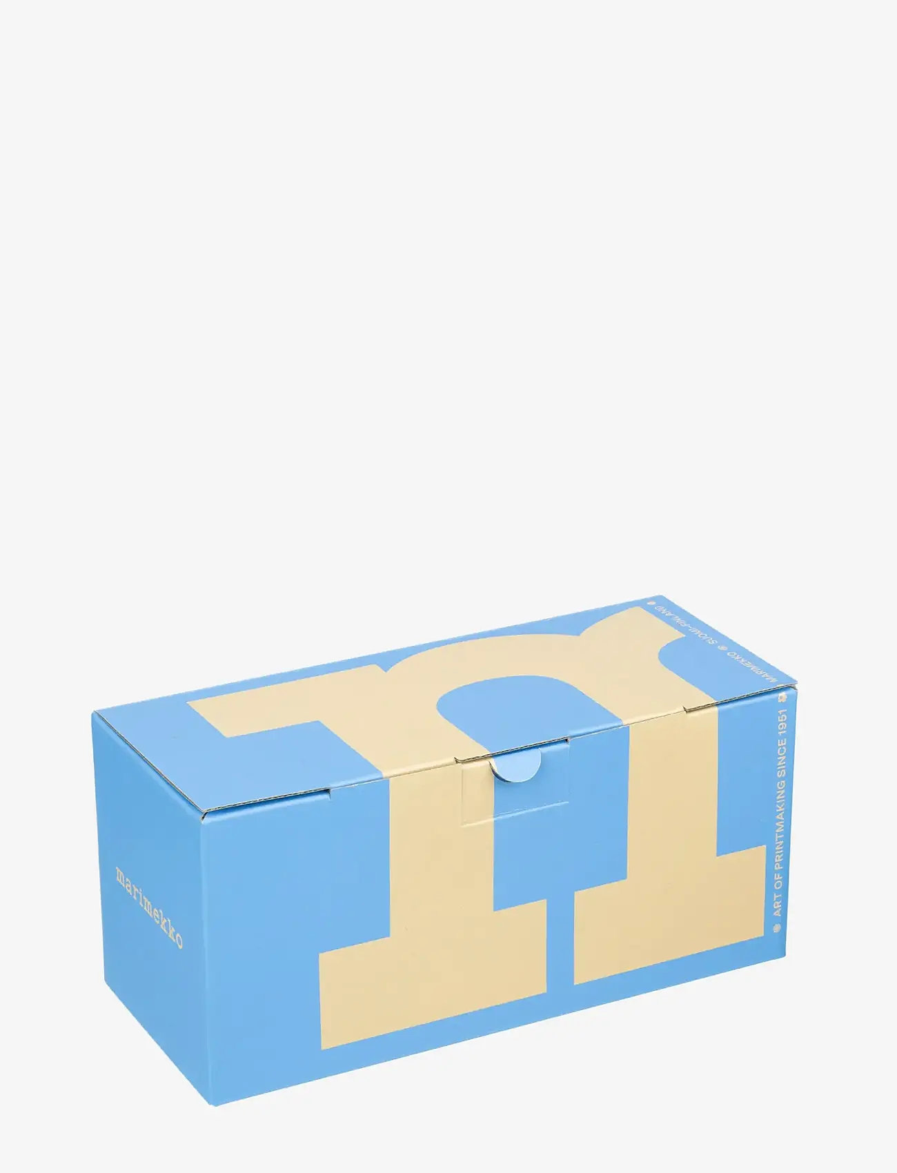 Marimekko Home - JUHLA UNIKKO MUG 2,5DL 2PCS - tea cups - white,lt.blue,sand,orange red - 1