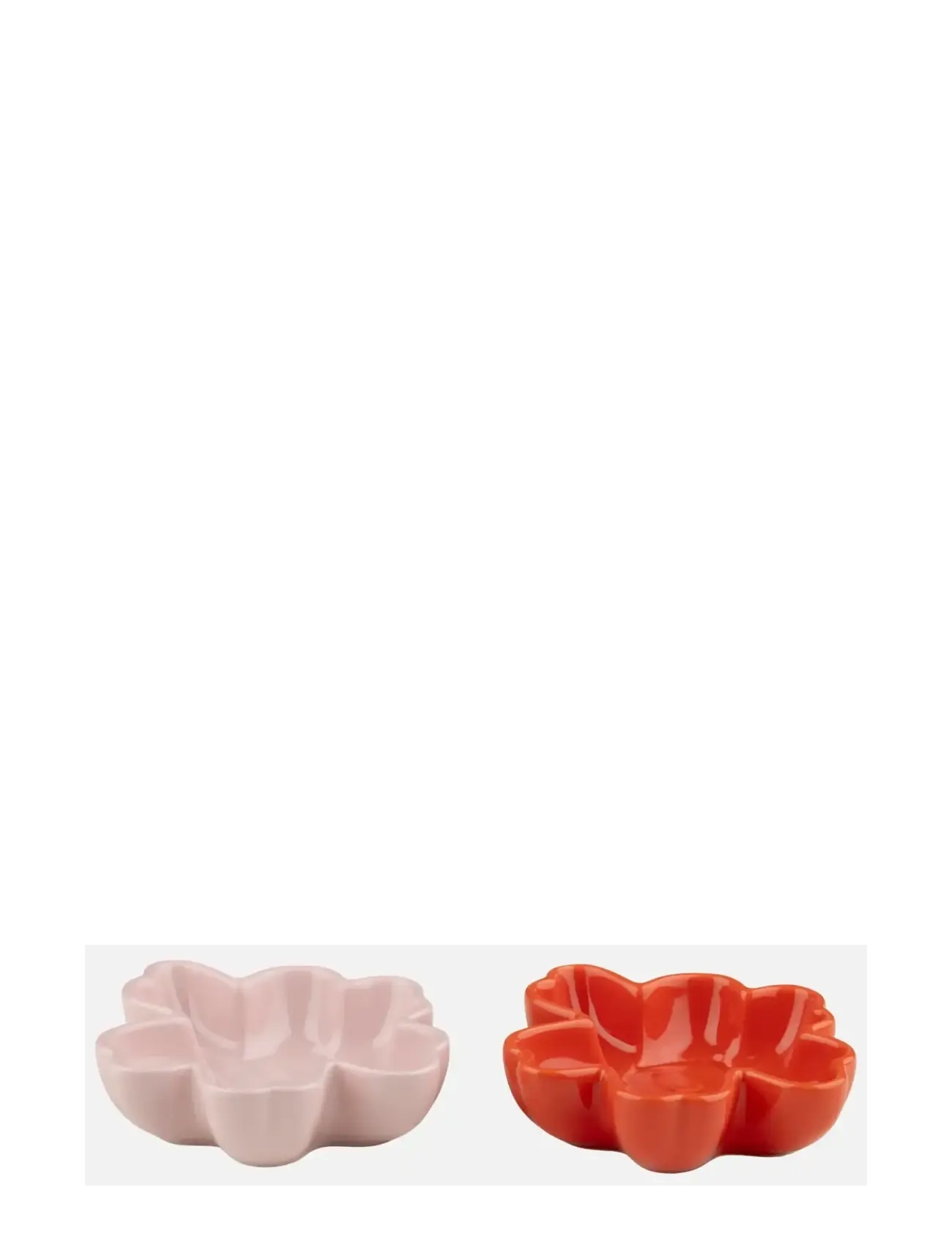 Marimekko Home UNIKKO SHAPE BOWL 11CM 2KPL - Borddækning - PINK, ORANGE RED / pink/rose