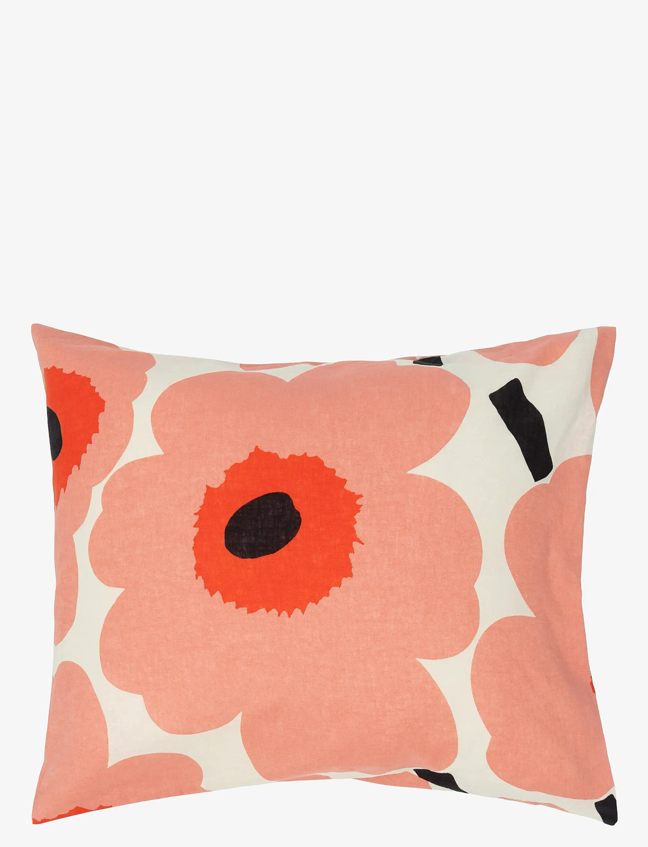 Marimekko Home - UNIKKO PC 50X60CM - pillow cases - off white,coral,o.red,charcoal - 0