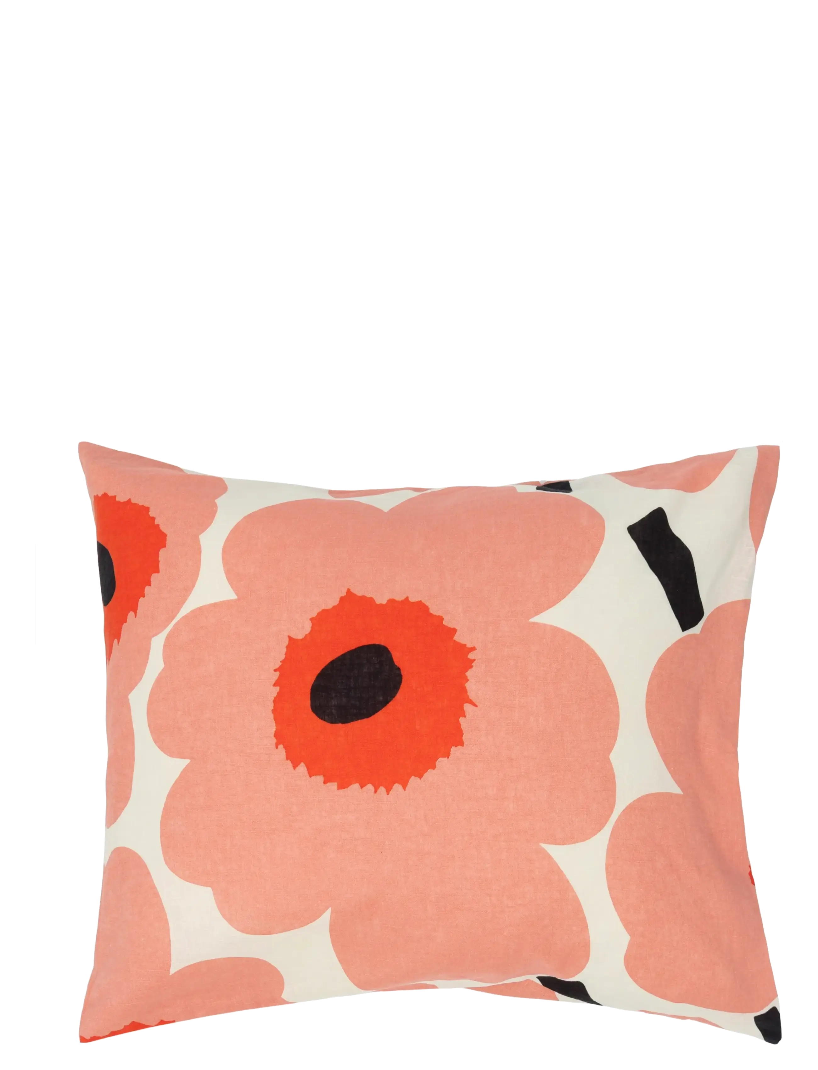 Marimekko Home UNIKKO PC 50X60CM - Pillow cases - OFF WHITE,CORAL,O.RED,CHARCOAL / pink/rose