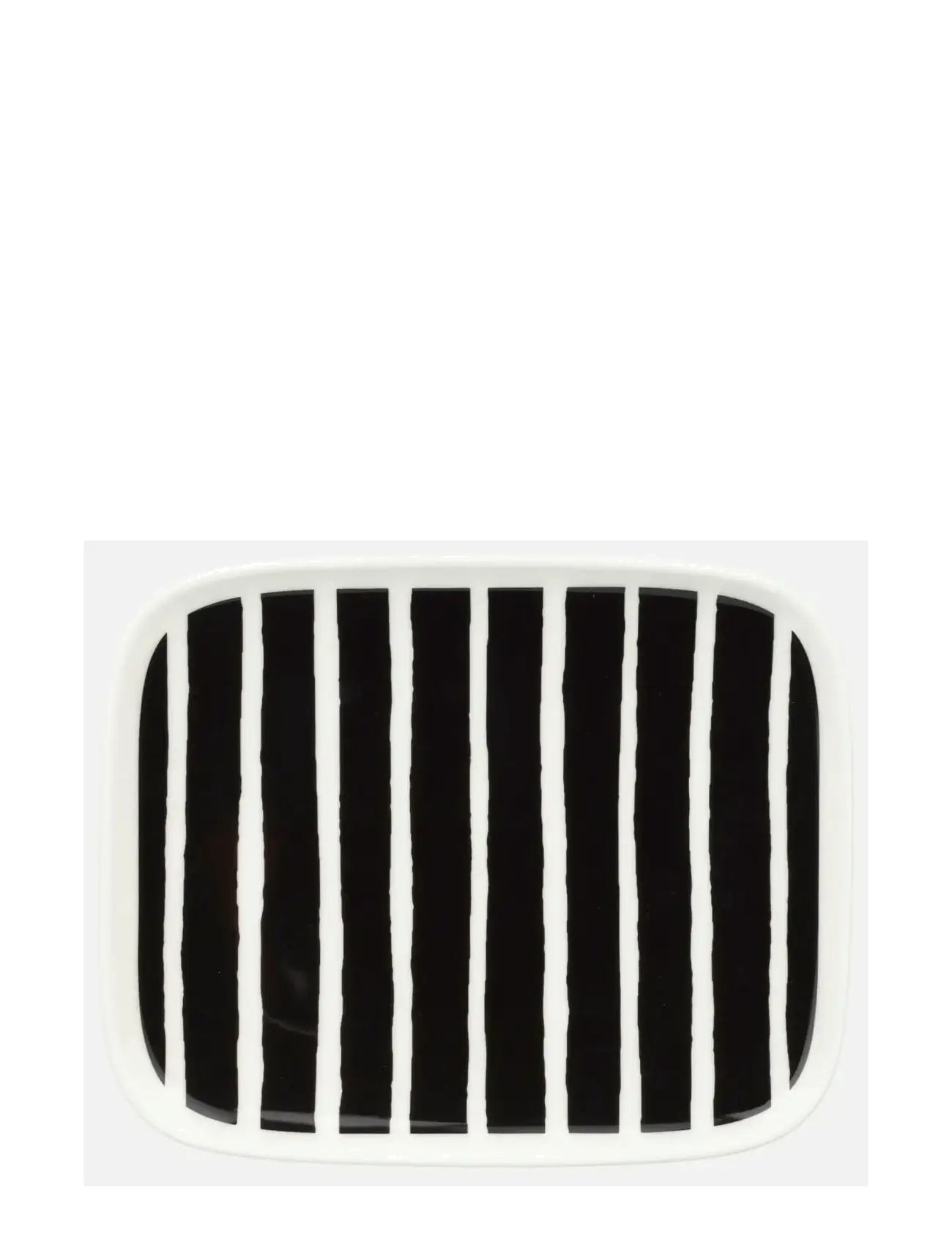 Marimekko Home Piccolo Plate 15X12Cm, Dinner Plade, Sort, Str: 15X 12CM