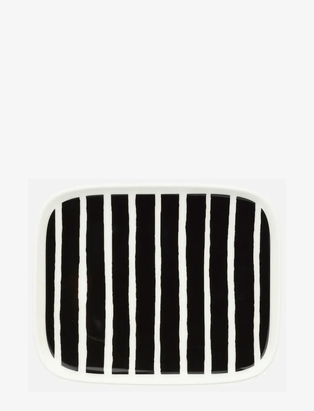 Marimekko Home - PICCOLO PLATE 15X12CM - praetaldrikud - black, white - 0