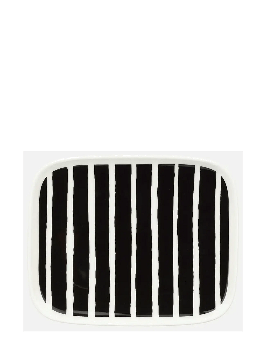 Marimekko Home - PICCOLO PLATE 15X12CM - praetaldrikud - white,black - 0