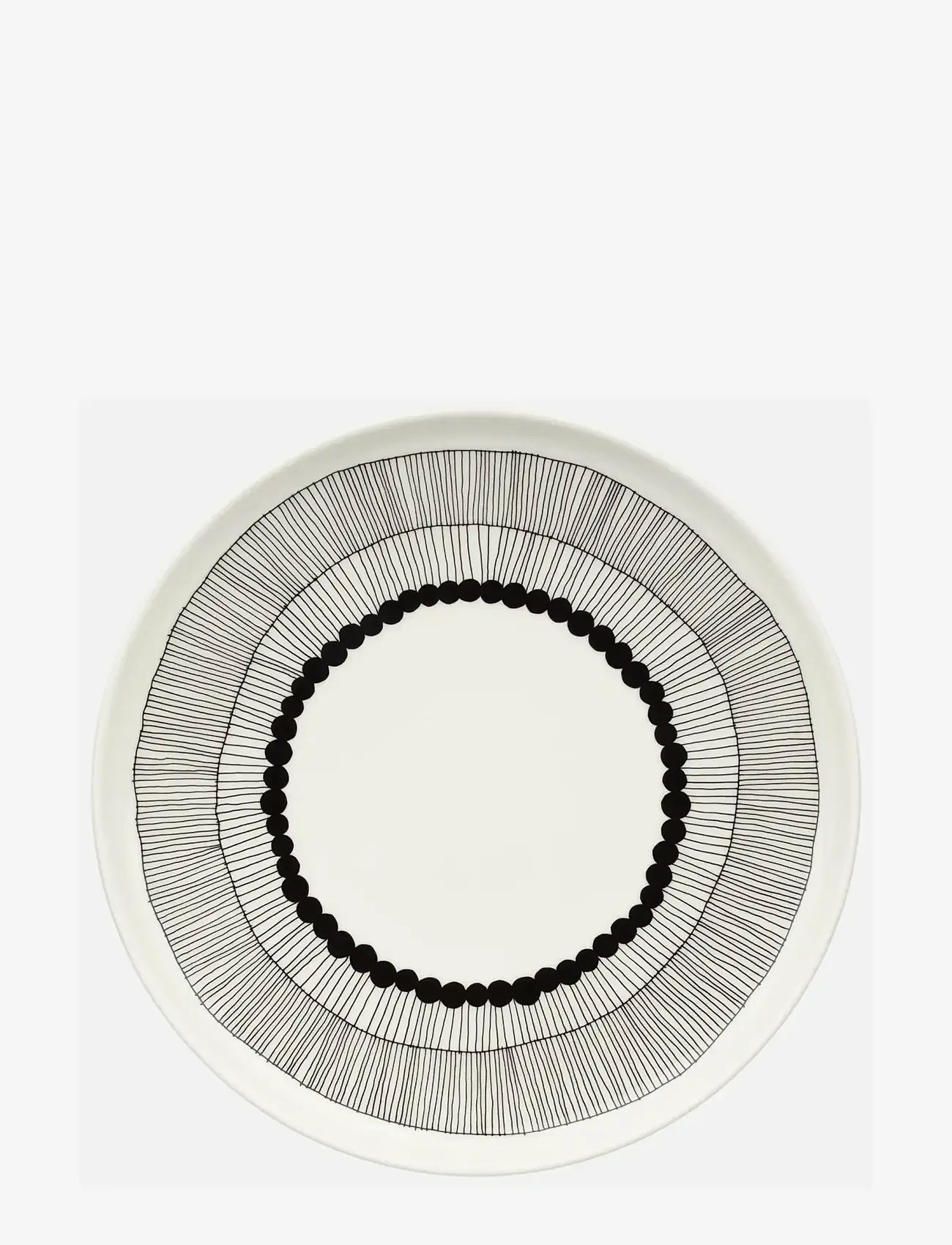 Marimekko Home - SIIRTOLAPUUTARHA PLATE 25CM - shop by price - white, black - 0