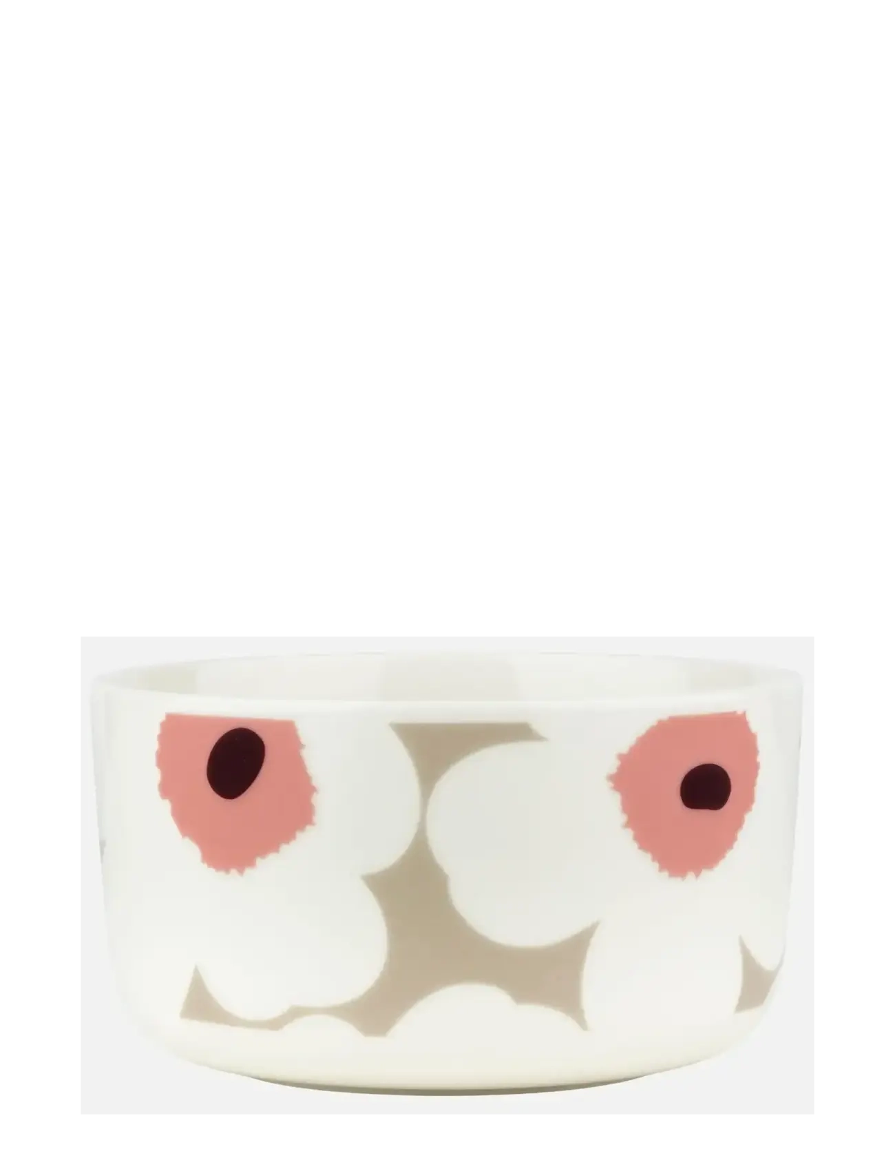 Marimekko Home UNIKKO BOWL 5DL - Marimekko Home - WHITE, CLAY, POWDER, DARK WINE / cream