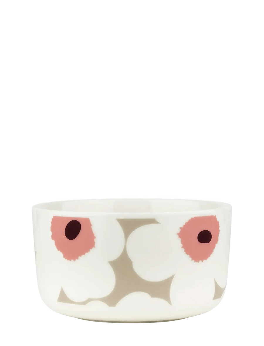 Marimekko Home - UNIKKO BOWL 5DL - hommikusöögikausid - white,clay,rose - 0