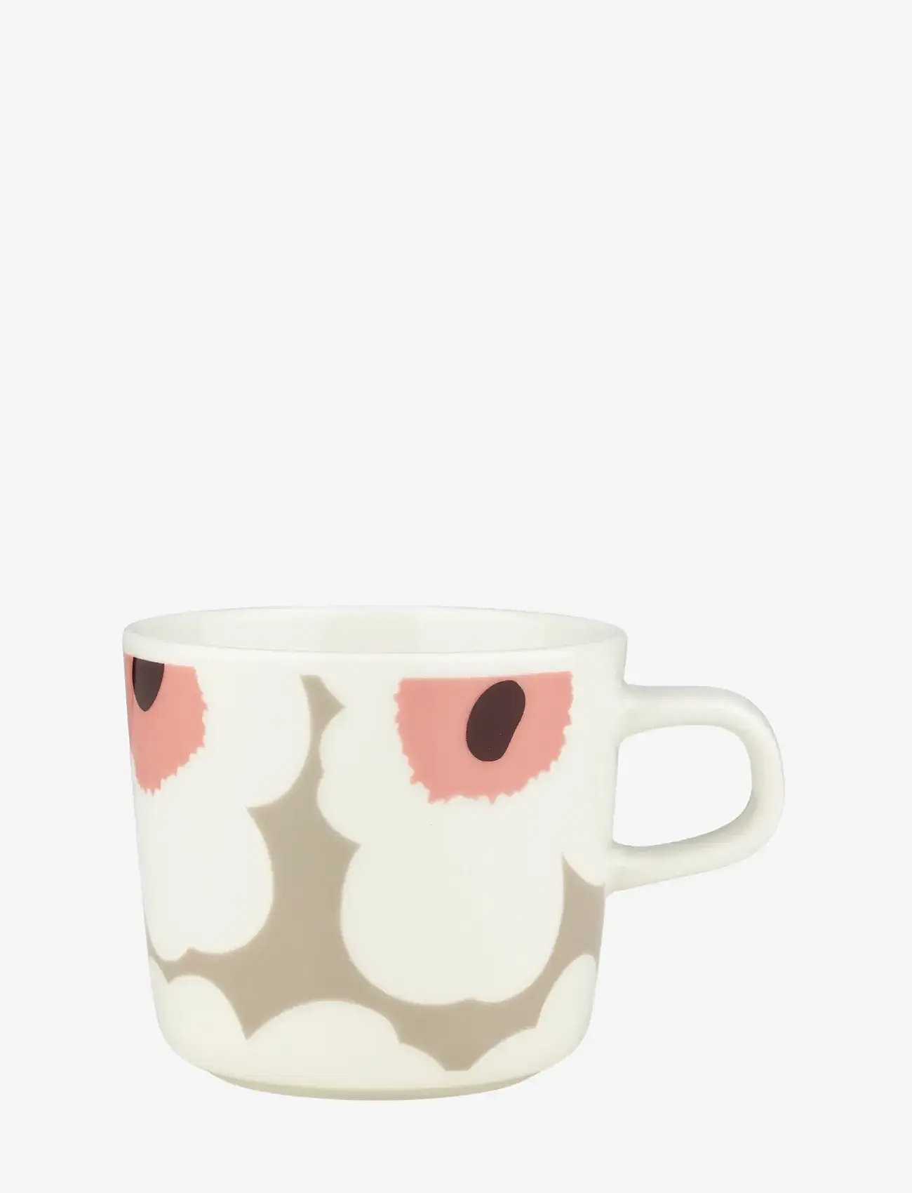 Marimekko Home - UNIKKO COFFEE CUP 2DL - kohvitassid - white, clay, powder, dark wine - 0