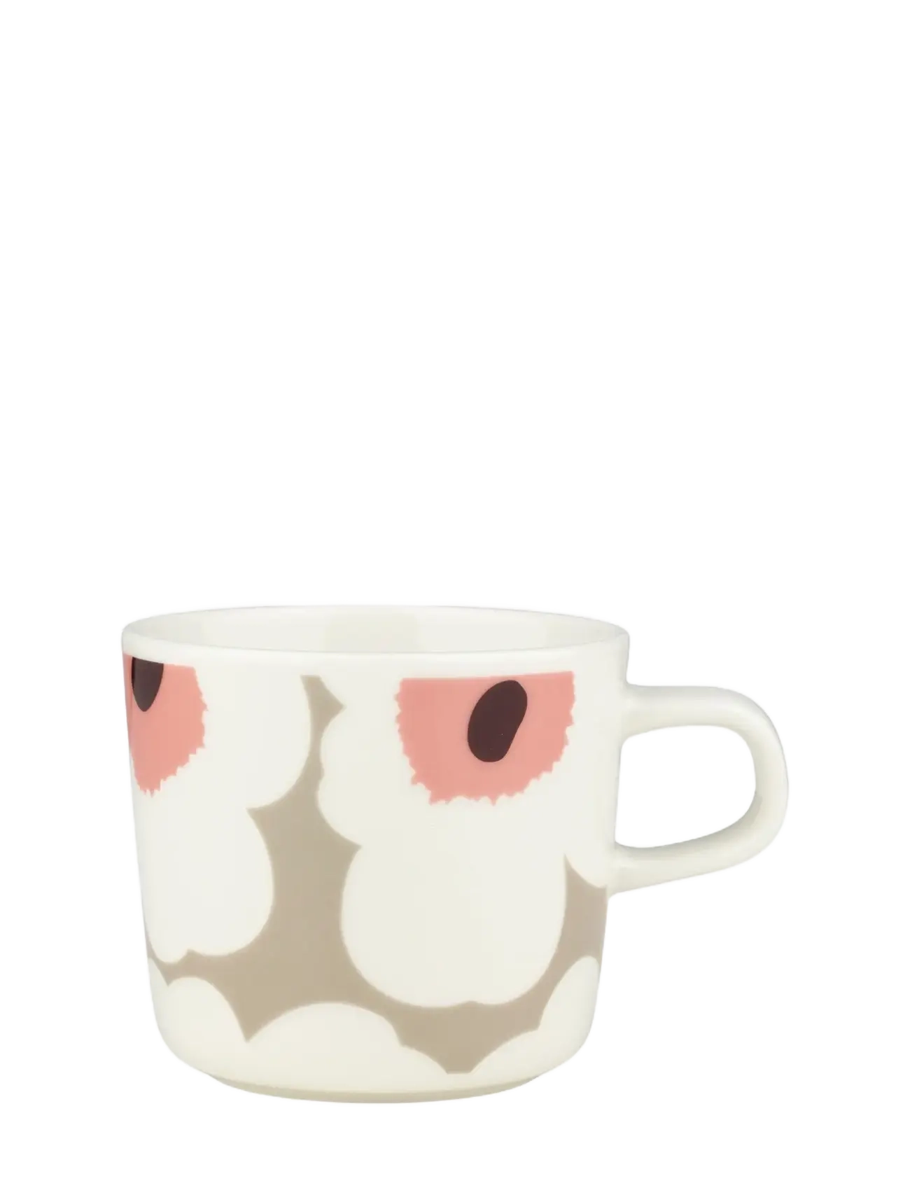 Marimekko Home UNIKKO COFFEE CUP 2DL - Geschirr - WHITE, CLAY, POWDER, DARK WINE / pink/rose