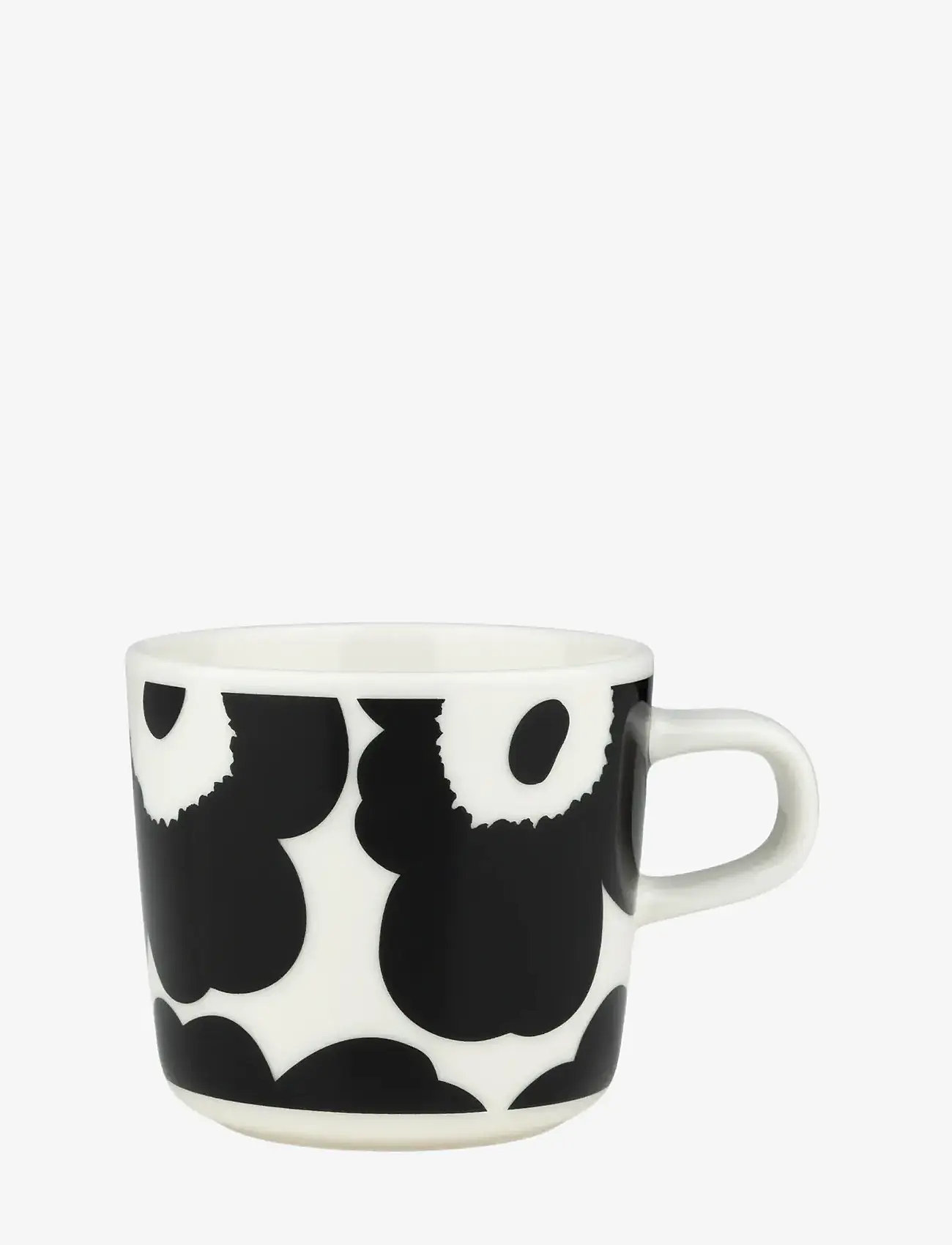 Marimekko Home - UNIKKO COFFEE CUP 2DL - kohvitassid - black, white - 0