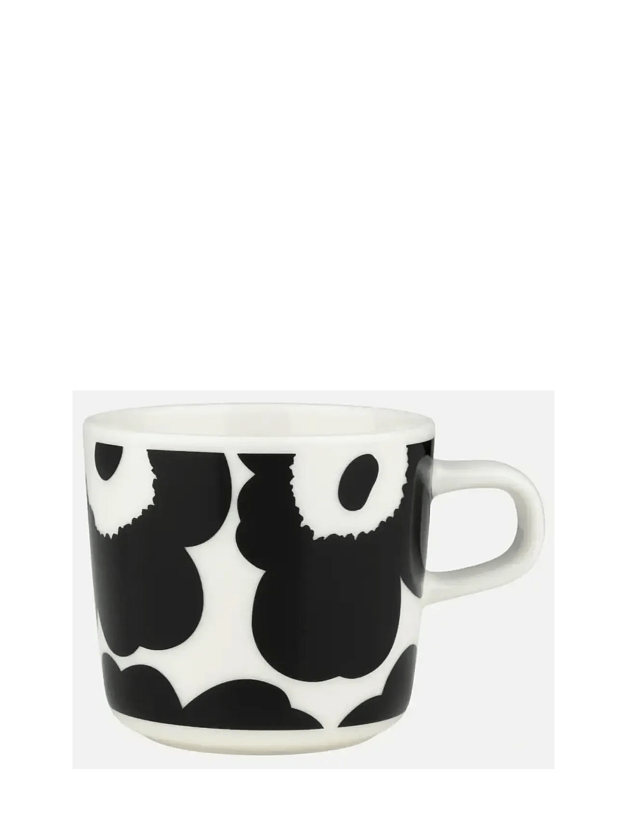 Marimekko Home - UNIKKO COFFEE CUP 2DL - kafijas krūzes - black, white - 0