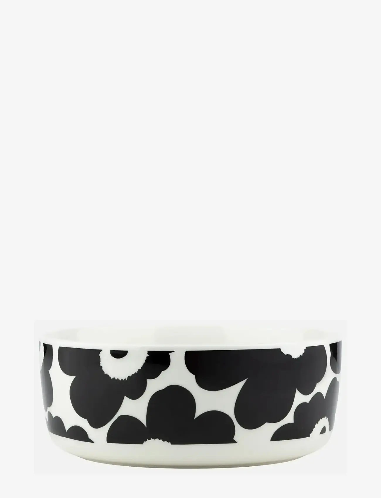 Marimekko Home - UNIKKO BOWL 1,5L - salatschüsseln - black, white - 0