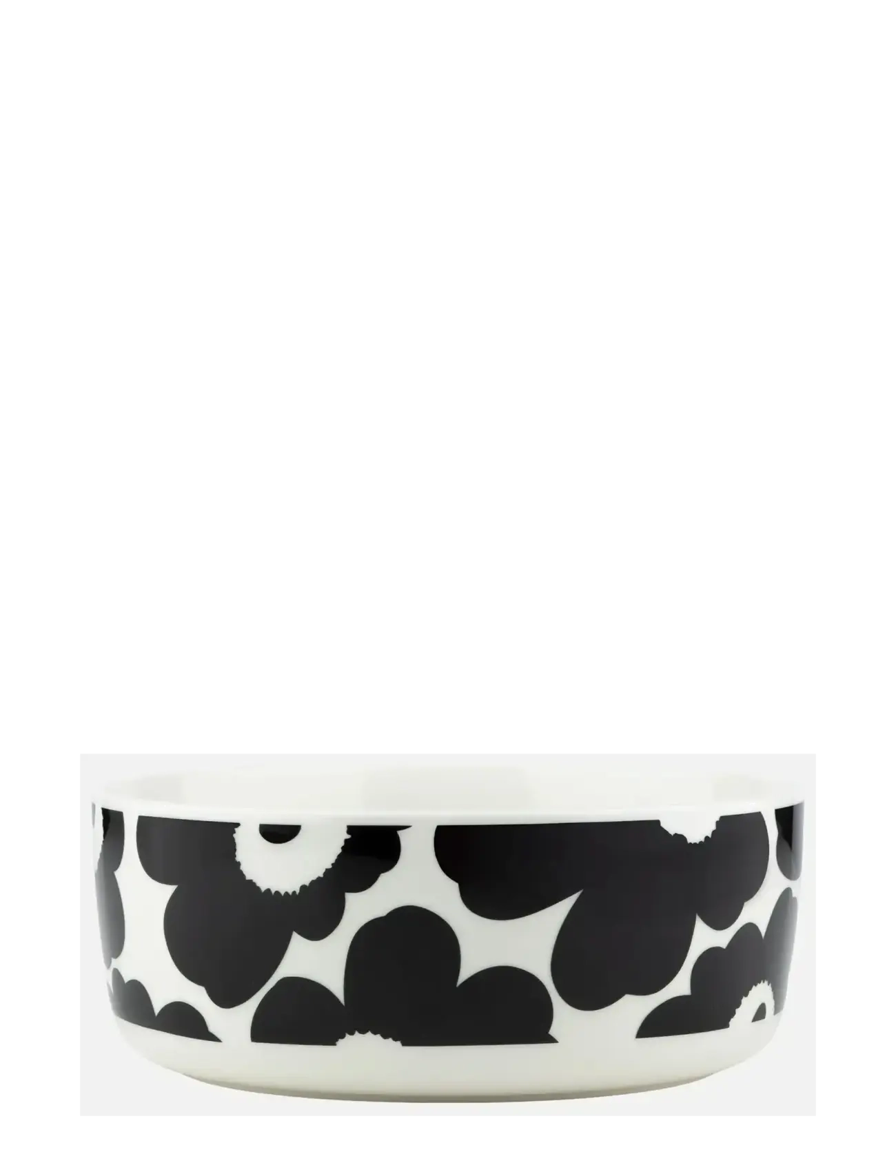 Marimekko Home UNIKKO BOWL 1,5L - Borddækning - BLACK, WHITE / white
