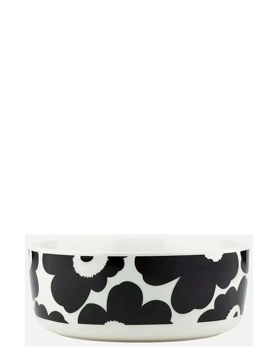 Marimekko Home - UNIKKO BOWL 1,5L - salotinės - black, white - 0