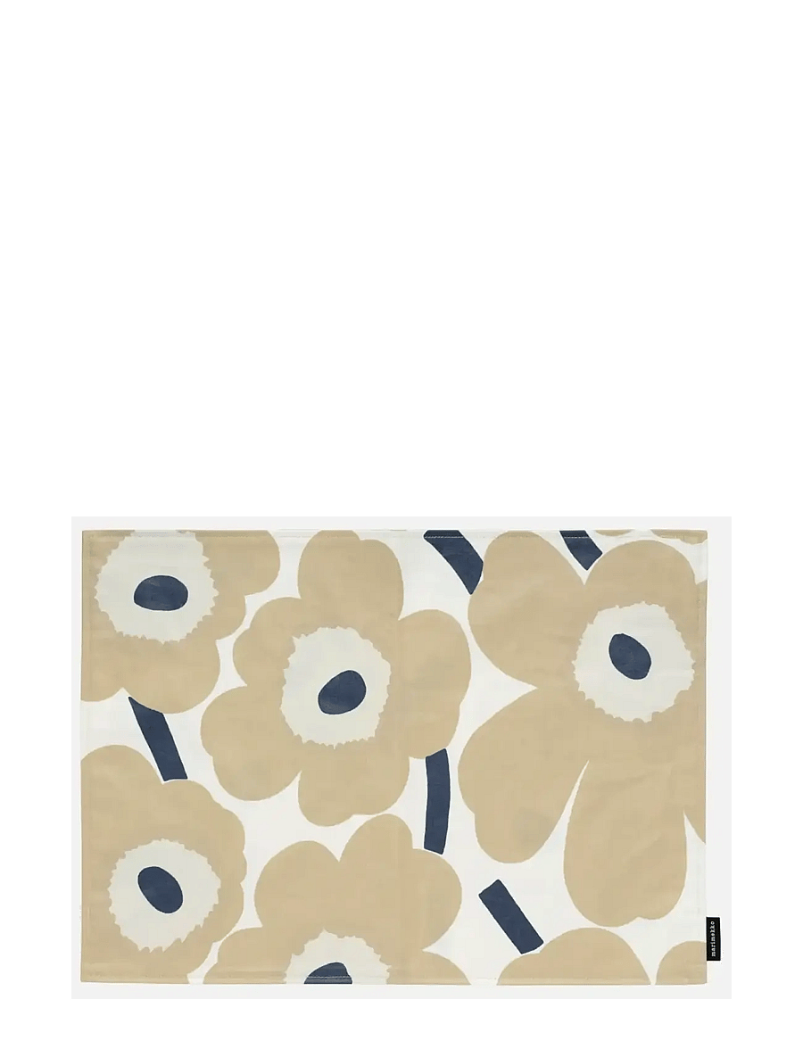 Marimekko Home - P.UNIKKO ACRYL C.PLACEMAT - galda paliktņi - off white, beige, dark blue - 0