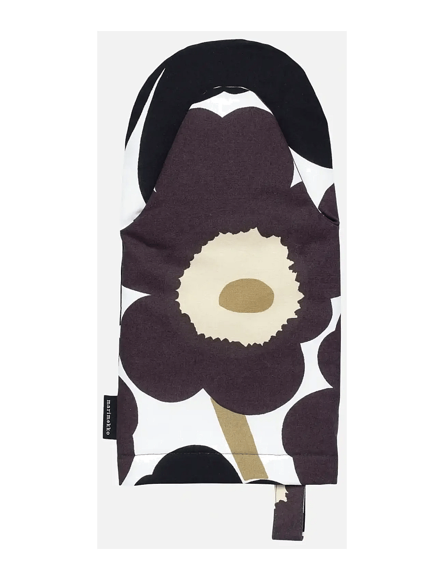 Marimekko Home - PIENI UNIKKO OVEN MITTEN - mitaines de four, gants et maniques - white, dark grey, beige - 0