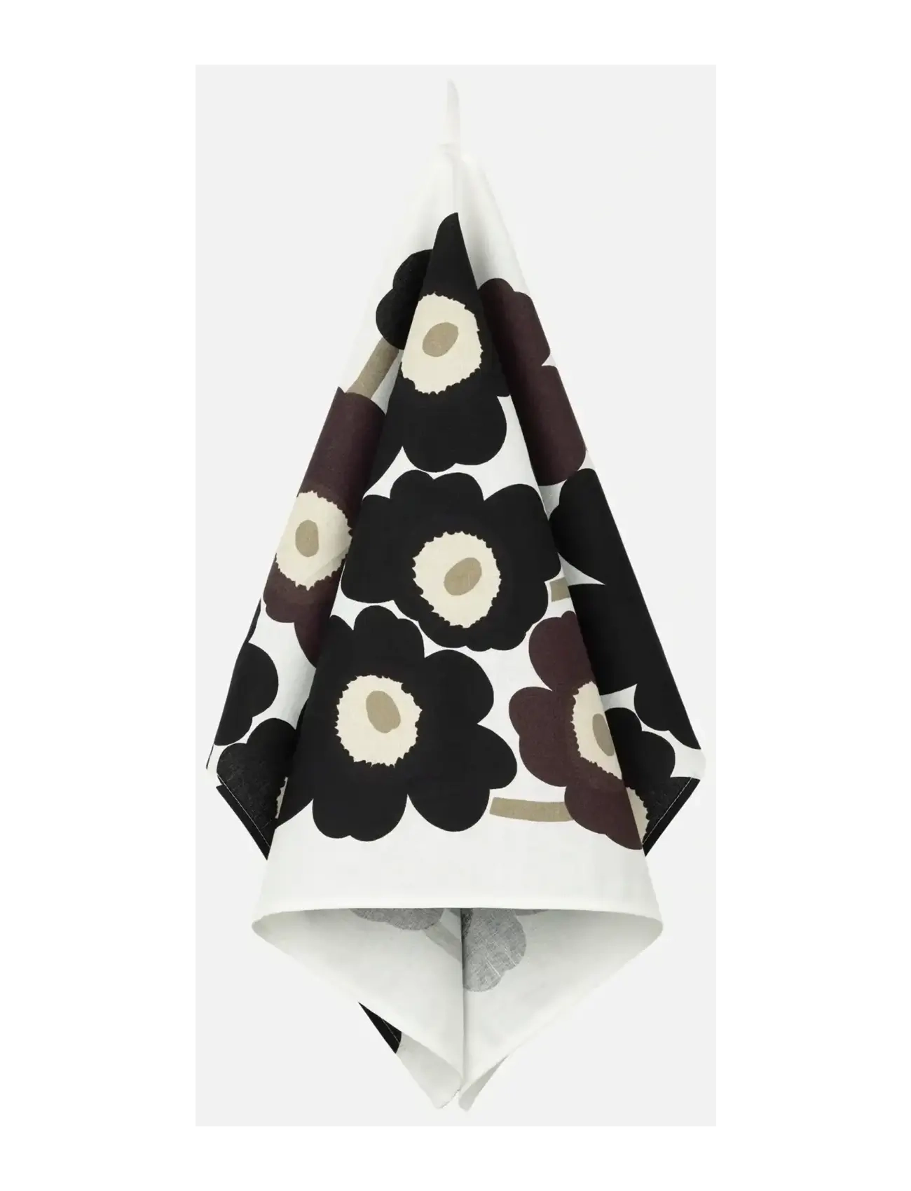 Marimekko Home UNIKKO TEA TOWEL 47X70CM - Küchentextilien - WHITE, DARK GREY, BEIGE / white