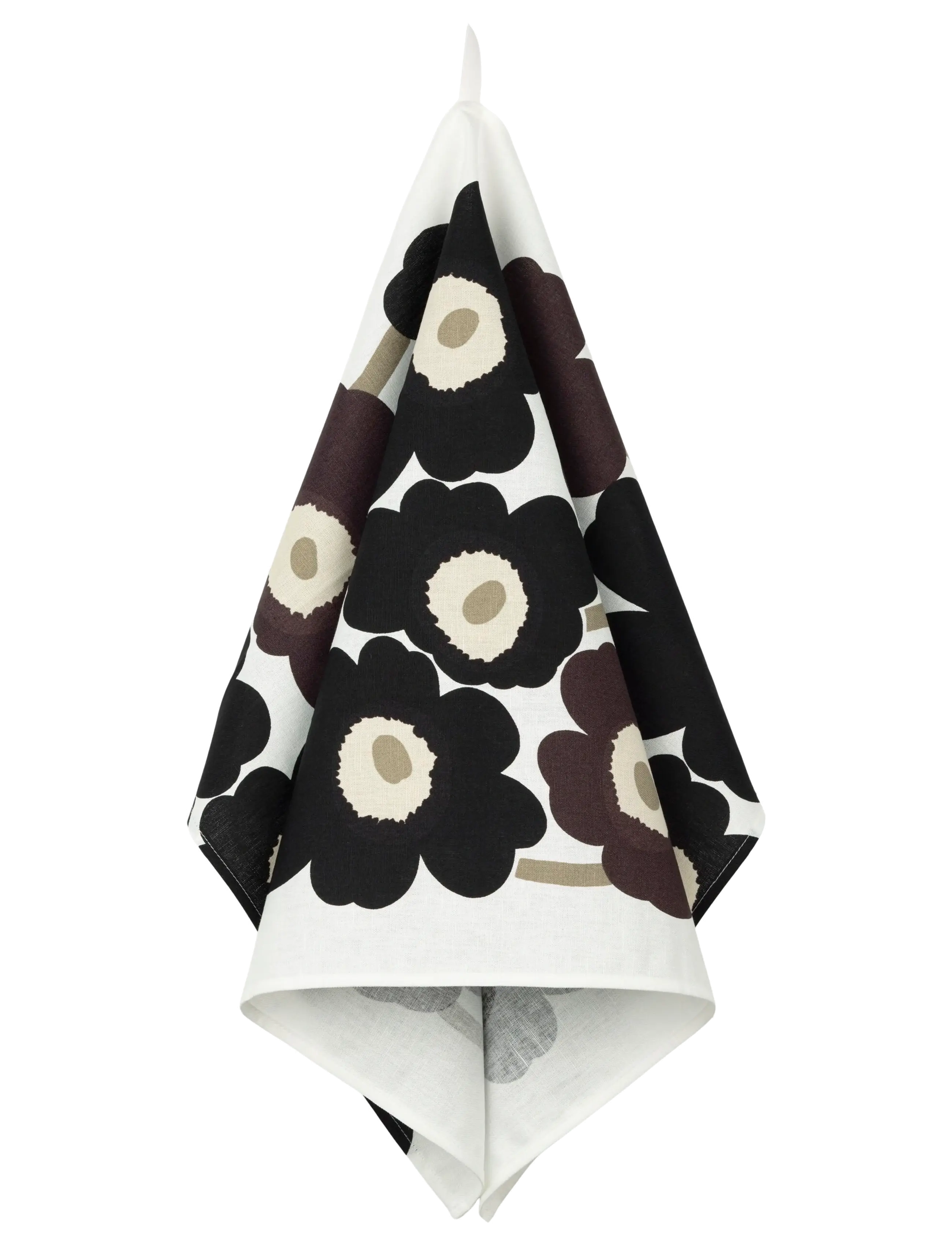 Marimekko Home UNIKKO TEA TOWEL 47X70CM - Neuheiten - WHITE, DARK GREY, BEIGE / white