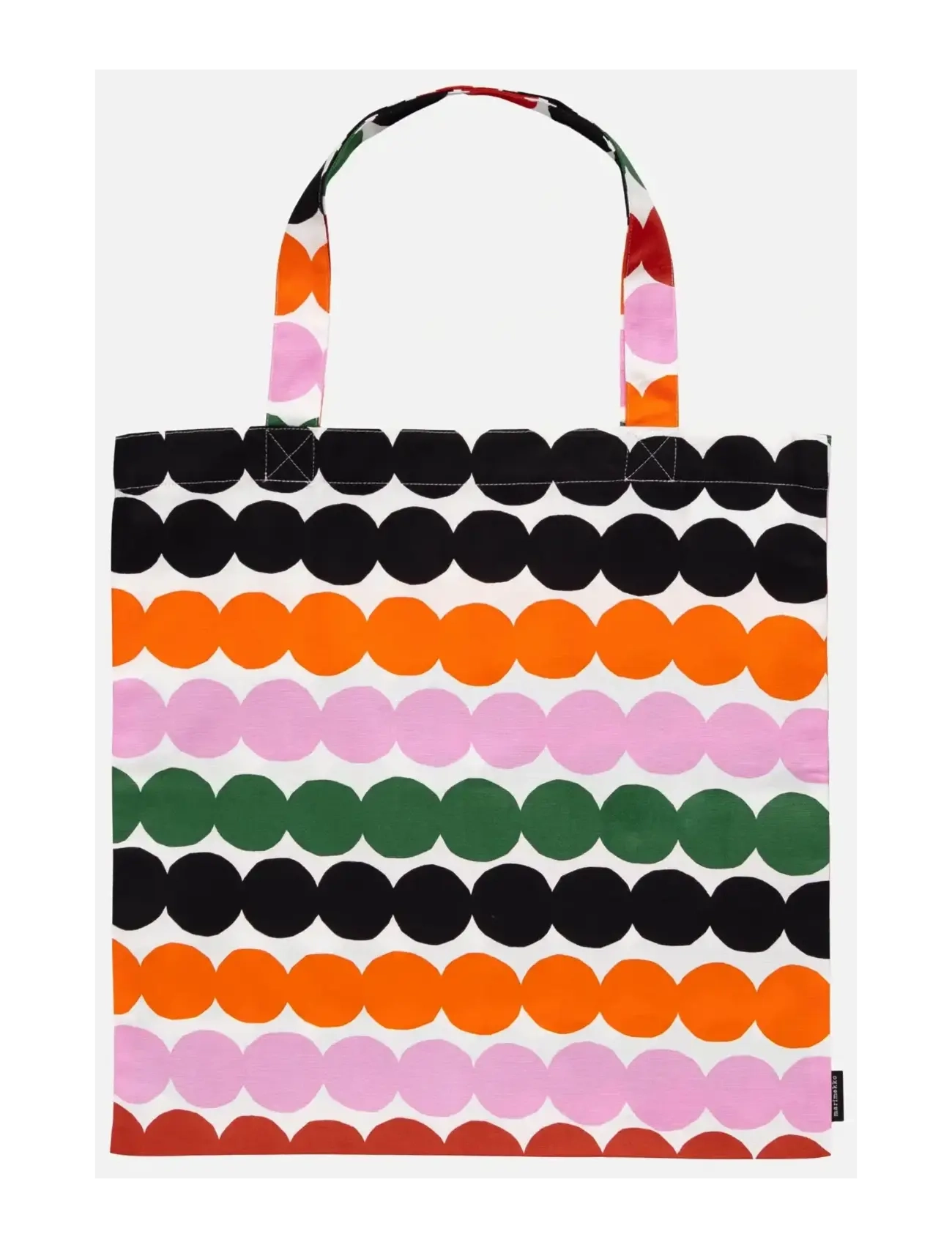 Marimekko Home RÄSYMATTO BAG 44X43CM - Einrichtung - WHITE, ORANGE,GREEN, BLACK / multi