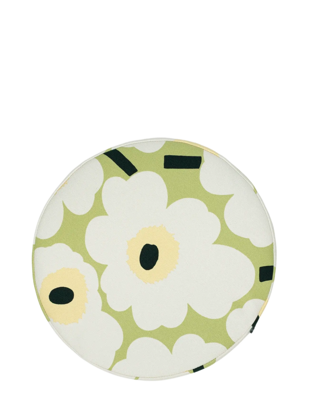 MARIMEKKO Einrichtung Pieni Unikko Rund Seat Cush. Grün - One Size - Unisex