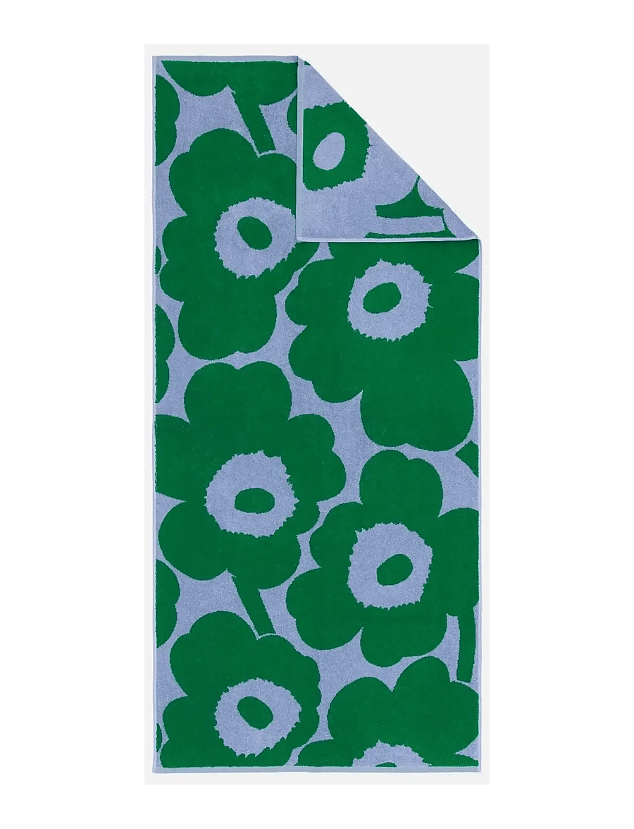 Marimekko Home - UNIKKO BATH TOWEL 70X150CM - badehåndklæder - lt.blue, green - 0
