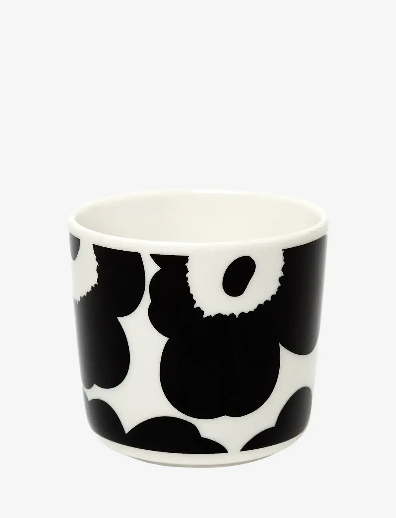 Marimekko Home - UNIKKO CUP W/O HANDLE 2DL - white, black - 0