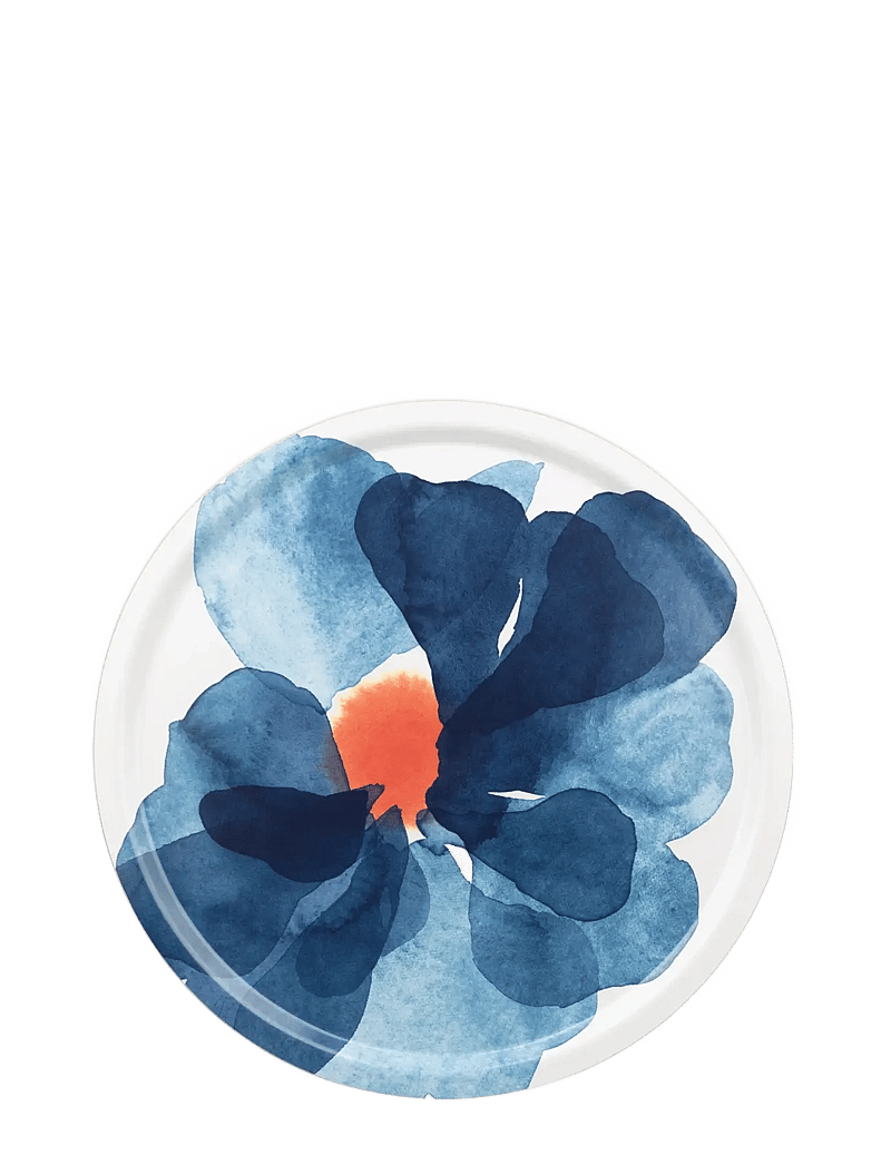 Marimekko Home - VALSSI TRAY 46CM - tabletts - white, blue, orange - 0