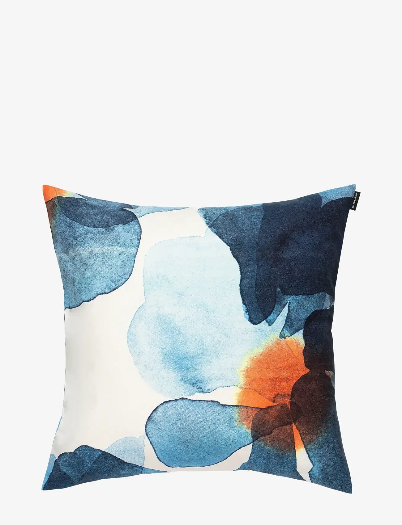 Marimekko Home - VALSSI CUSHION COVER 50X50CM - kissenbezüge - white, dk.blue, orange - 0