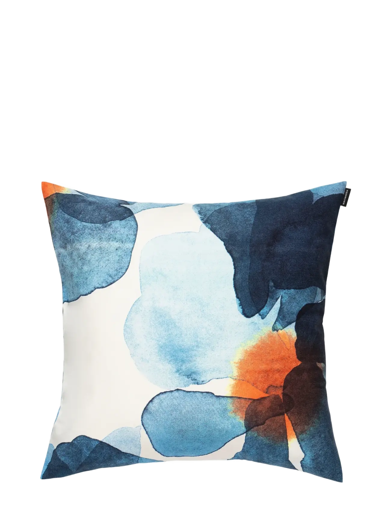 Marimekko Home VALSSI CUSHION COVER 50X50CM - Pudebetræk - WHITE, DK.BLUE, ORANGE / multi