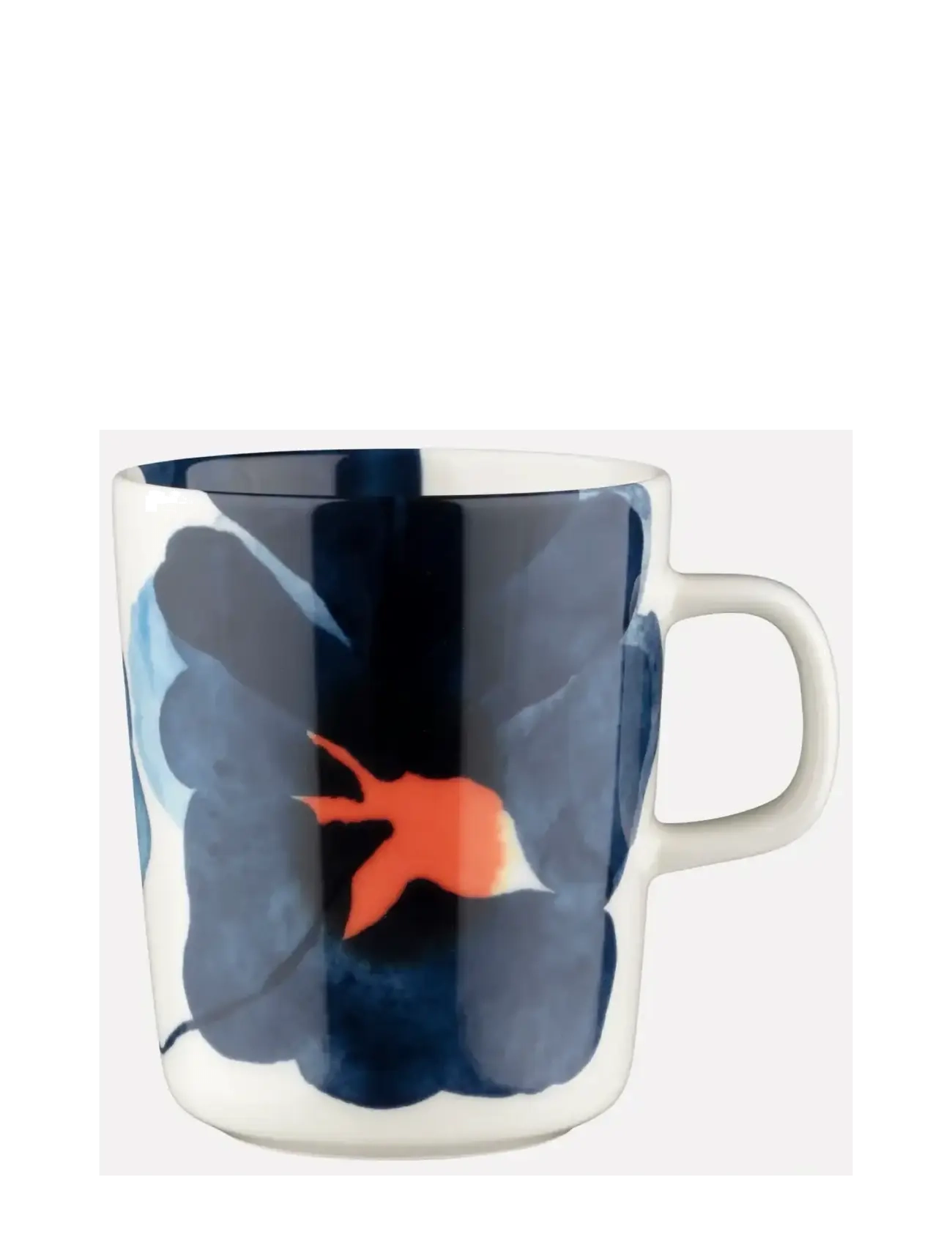 Marimekko Home VALSSI MUG 2,5DL - Žiūrėti viską - WHITE, BLUE, ORANGE / blue