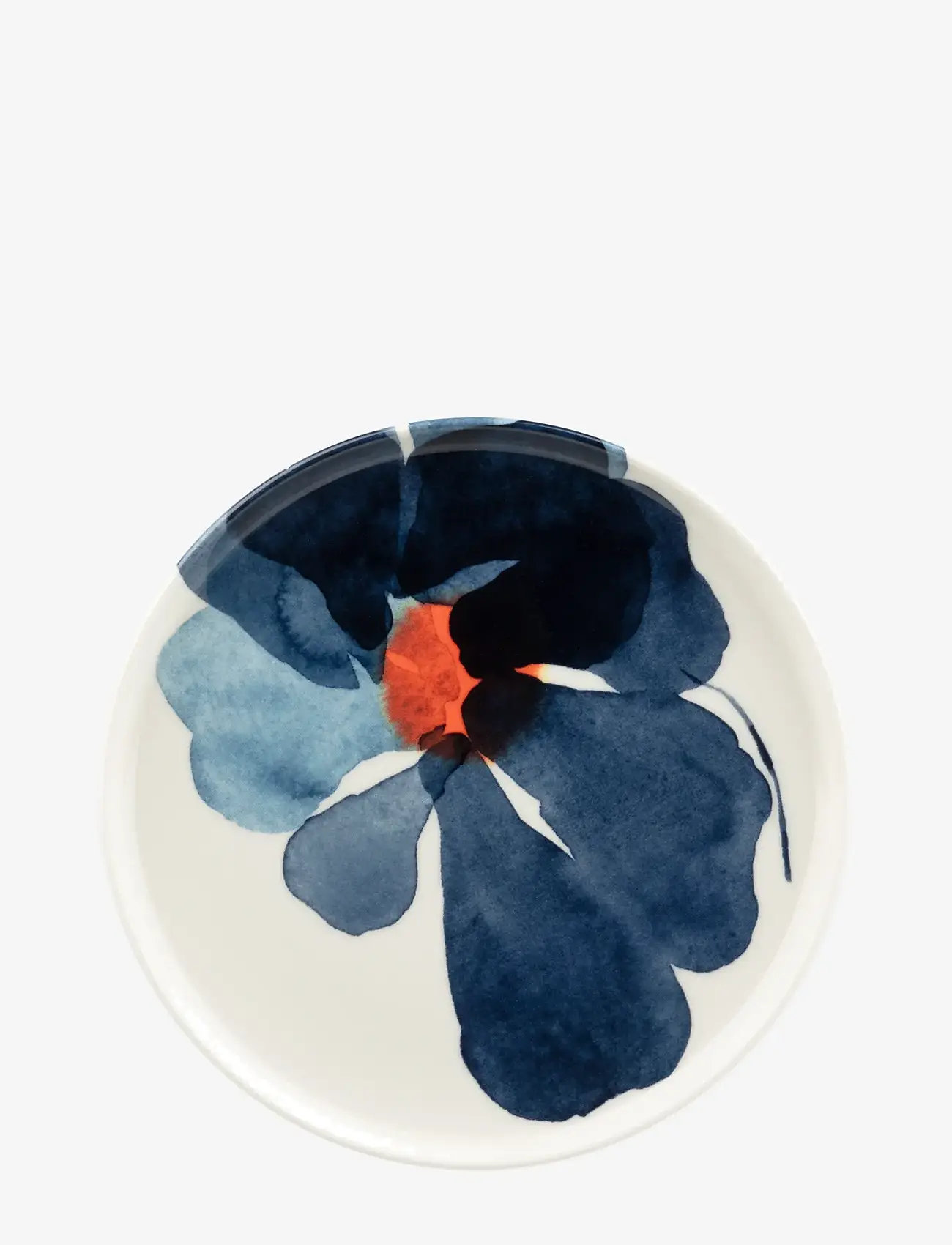 Marimekko Home - VALSSI PLATE 20CM - frühstücksteller - white, blue, orange - 0