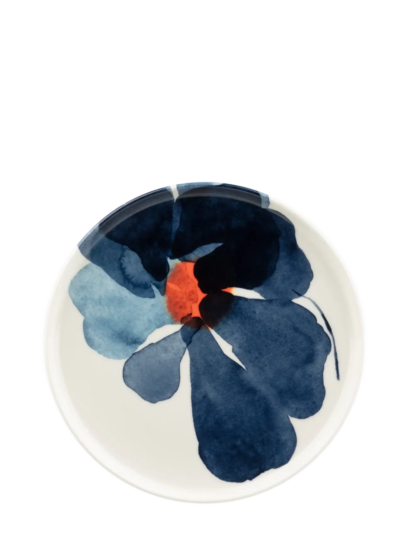 Marimekko Home VALSSI PLATE 20CM - Borddækning - WHITE, BLUE, ORANGE / blue