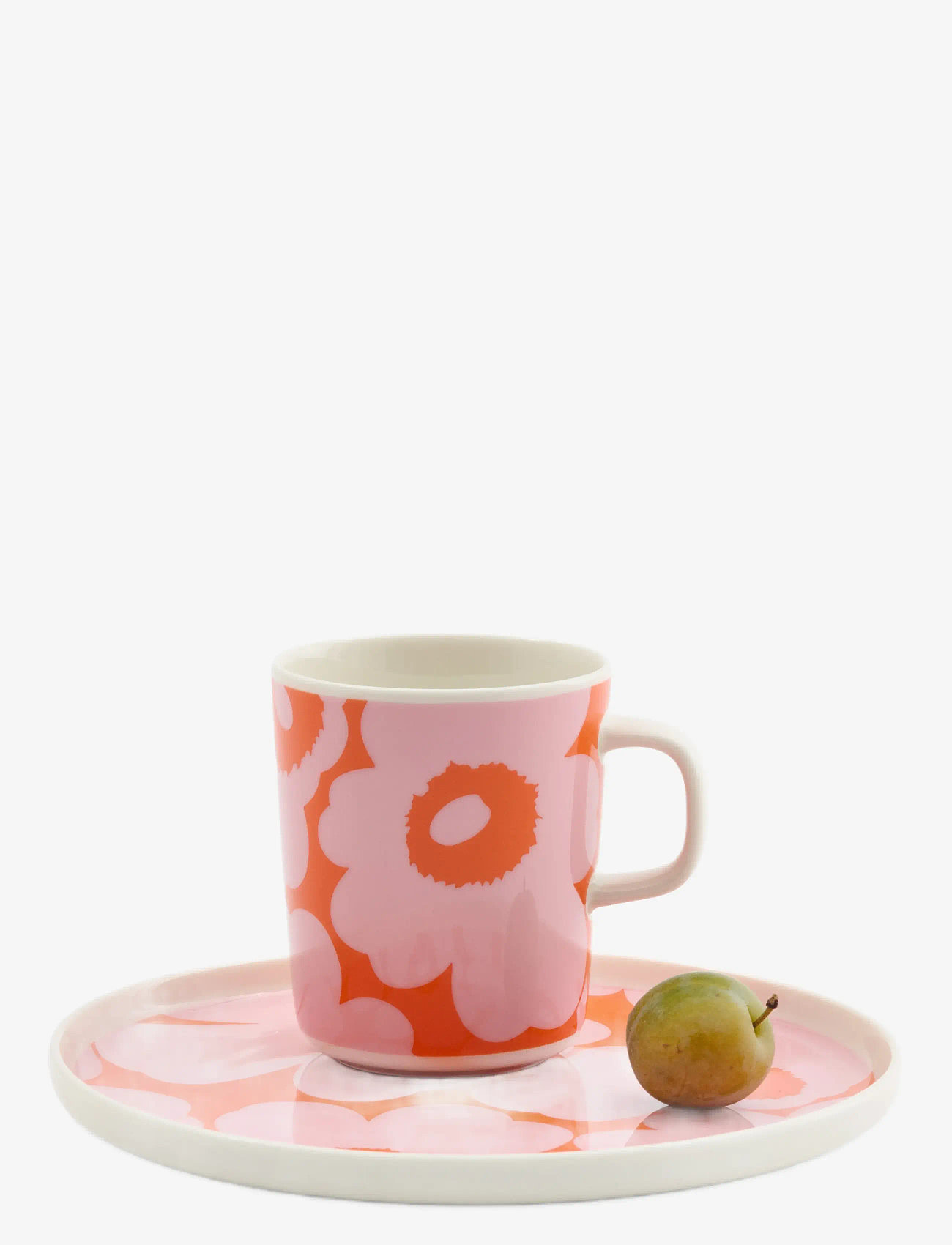 Marimekko Home - UNIKKO MUG 2,5DL - coffee cups - white, pink, orange - 1