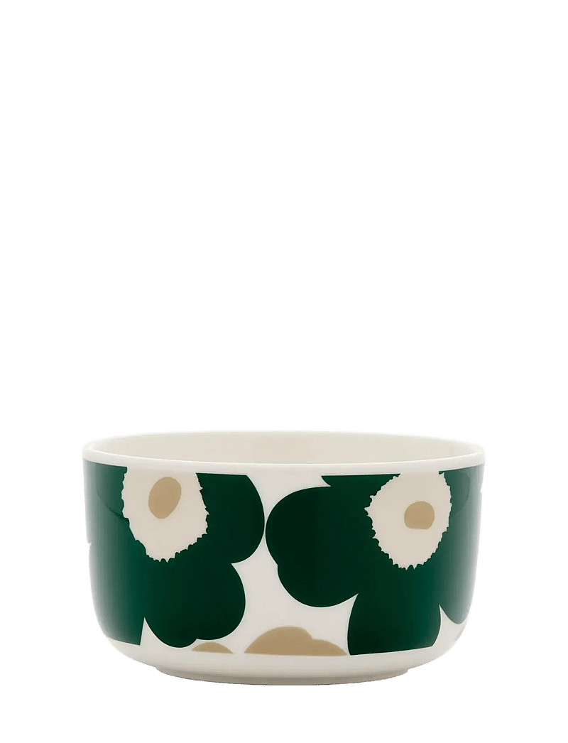 Marimekko Home - UNIKKO BOWL 5DL - müslischalen - white, d.green, beige, lt.sand - 0