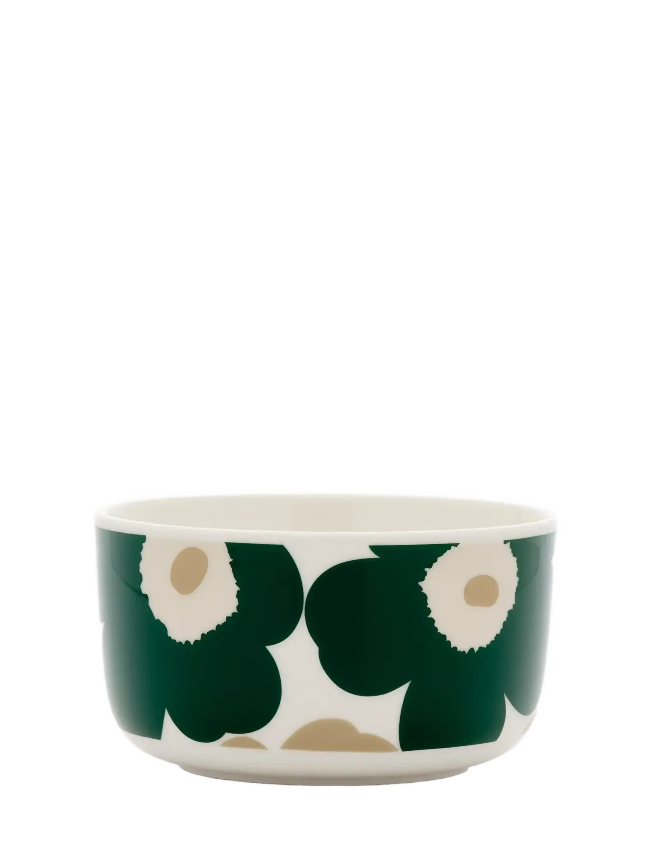 Marimekko Home UNIKKO BOWL 5DL - Vis alt - WHITE, D.GREEN, BEIGE, LT.SAND / multi