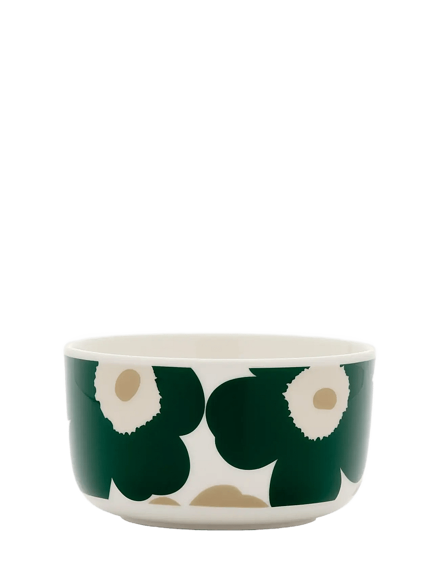 Marimekko Home - UNIKKO BOWL 5DL - müslischalen - white, d.green, beige, lt.sand - 0
