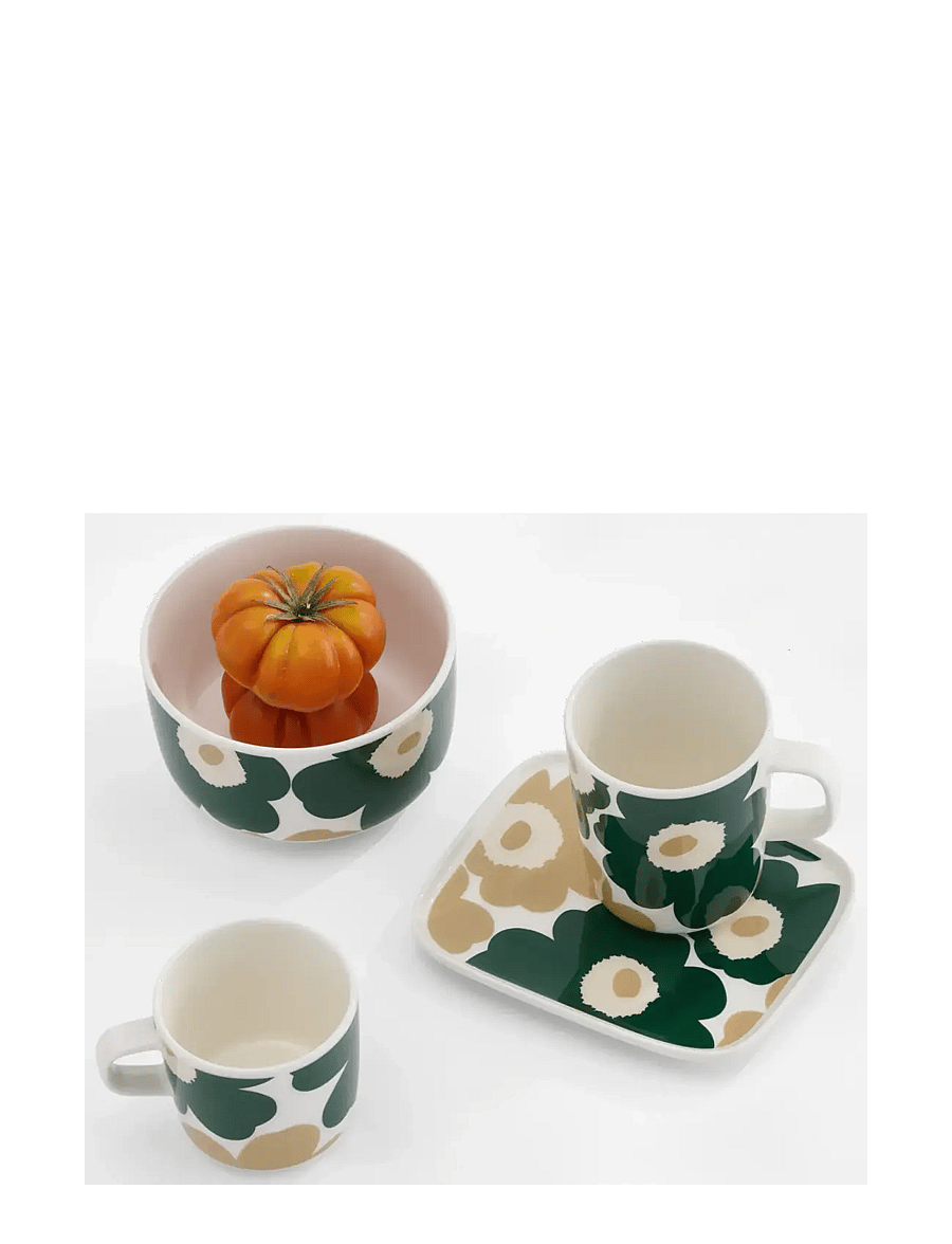 Marimekko Home - UNIKKO BOWL 5DL - müslischalen - white, d.green, beige, lt.sand - 1