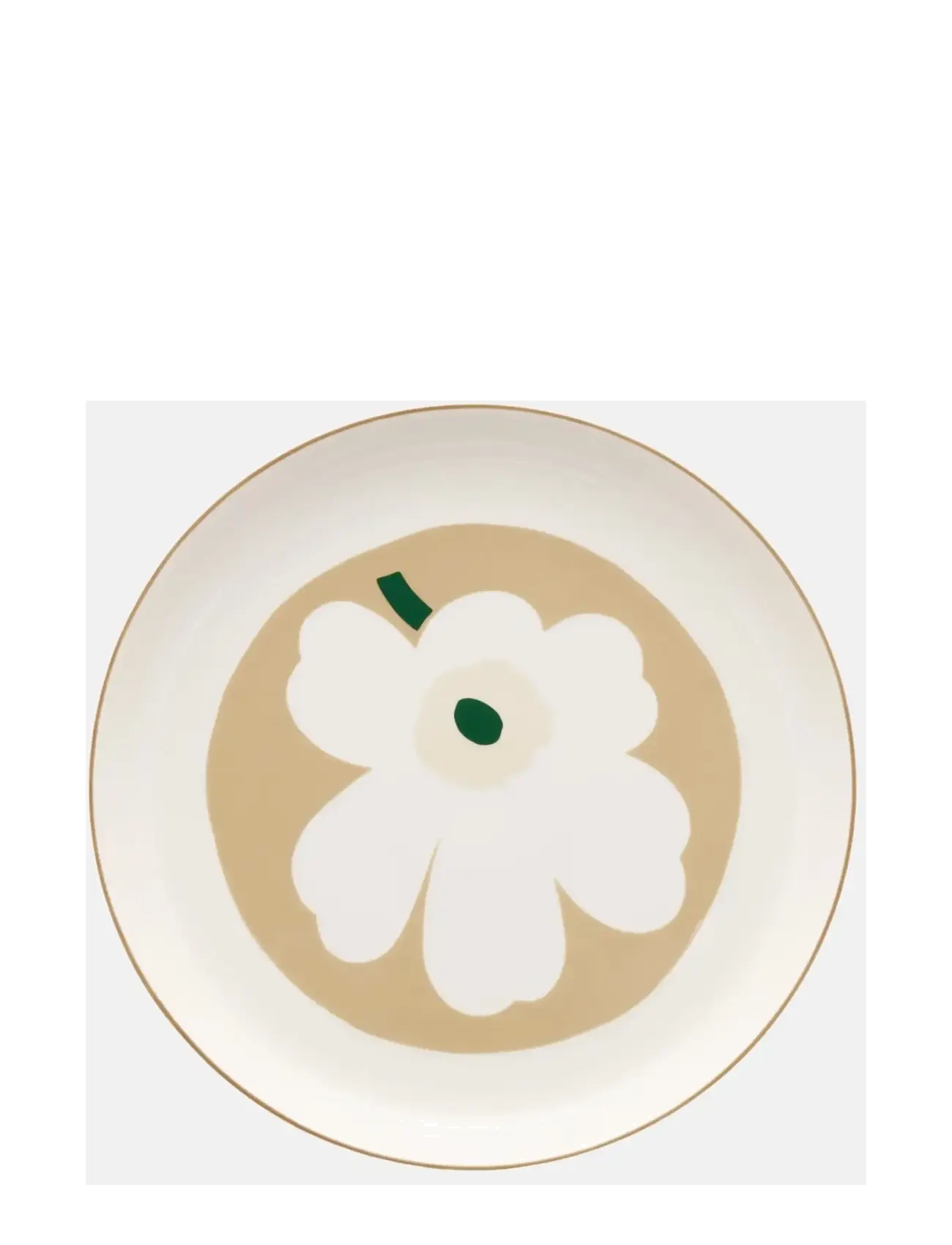 MARIMEKKO Einrichtung Unikko Serving Dish 32Cm Weiß - 32 CM - Unisex