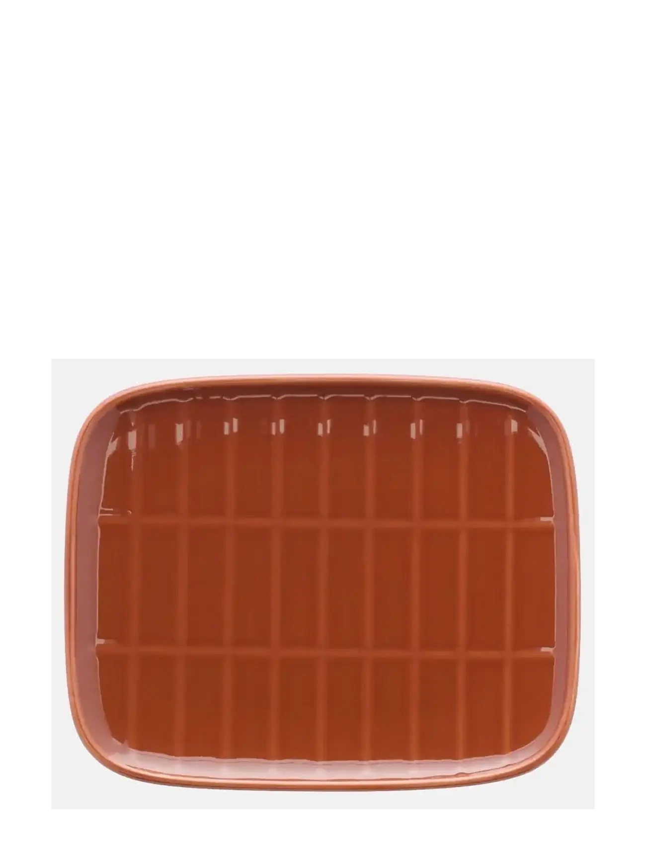Marimekko Home Tiiliskivi Plate 12X15Cm, 12X 15 cm, Plates, Braun - Small Homeware
