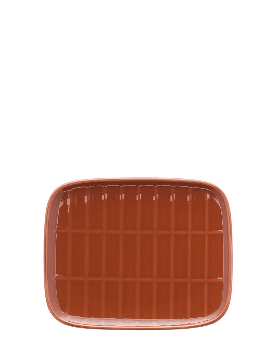 Marimekko Home - TIILISKIVI PLATE 12X15CM - die niedrigsten preise - chestnut - 0