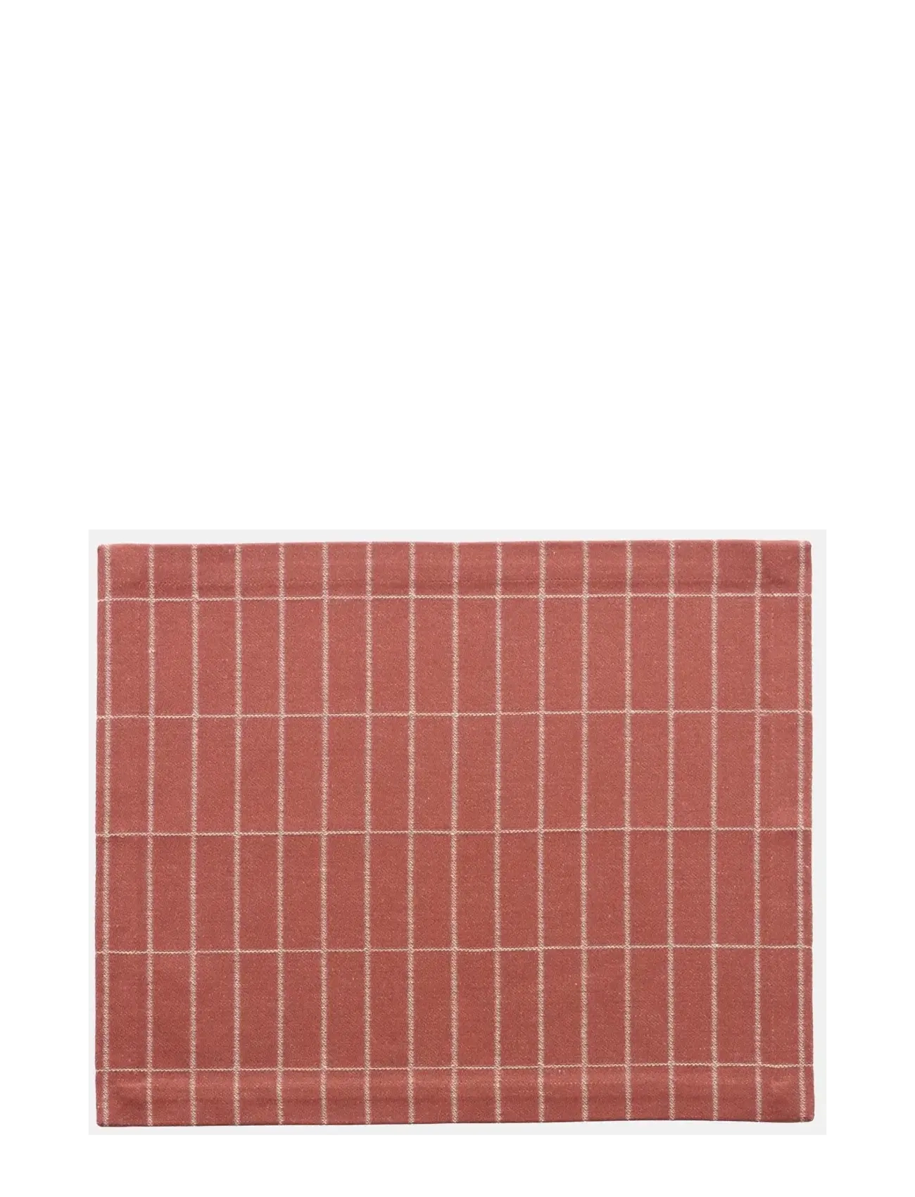 Marimekko Home TIILISKIVI WOVEN PLACEM. 31X42 - Borddækning - CHESTNUT, OFF WHITE / red