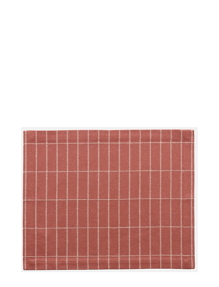 Marimekko Home - TIILISKIVI WOVEN PLACEM. 31X42 - taldrikualused - chestnut, off white - 0