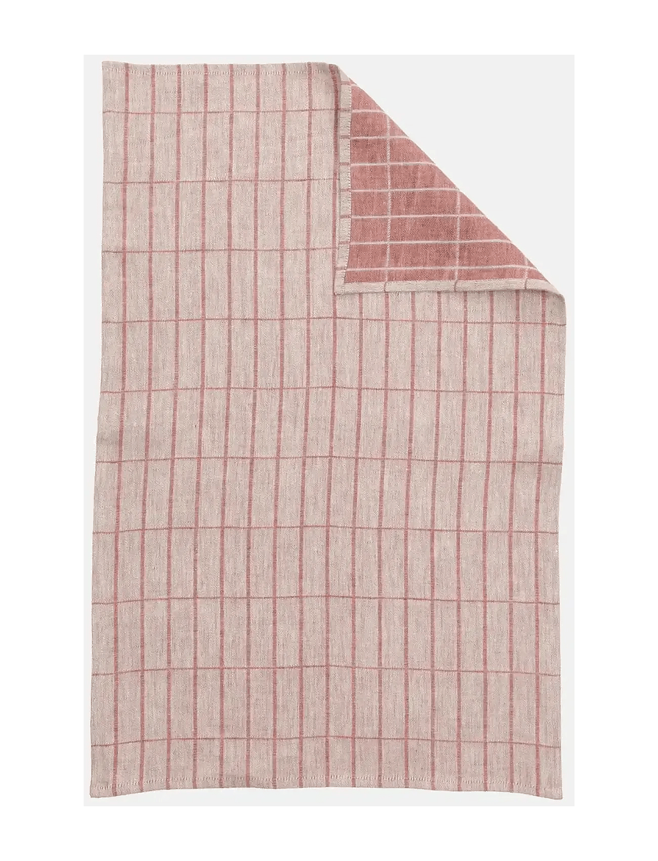 TIILISKIVI TEA TOWEL 47X70 - OFF WHITE, CHESTNUT