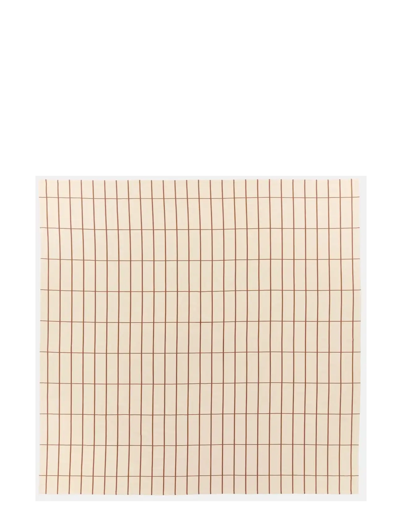 Marimekko Home - TIILISKIVI BED SPREAD 260X260 - soveværelsestekstiler - off white, chestnut - 1