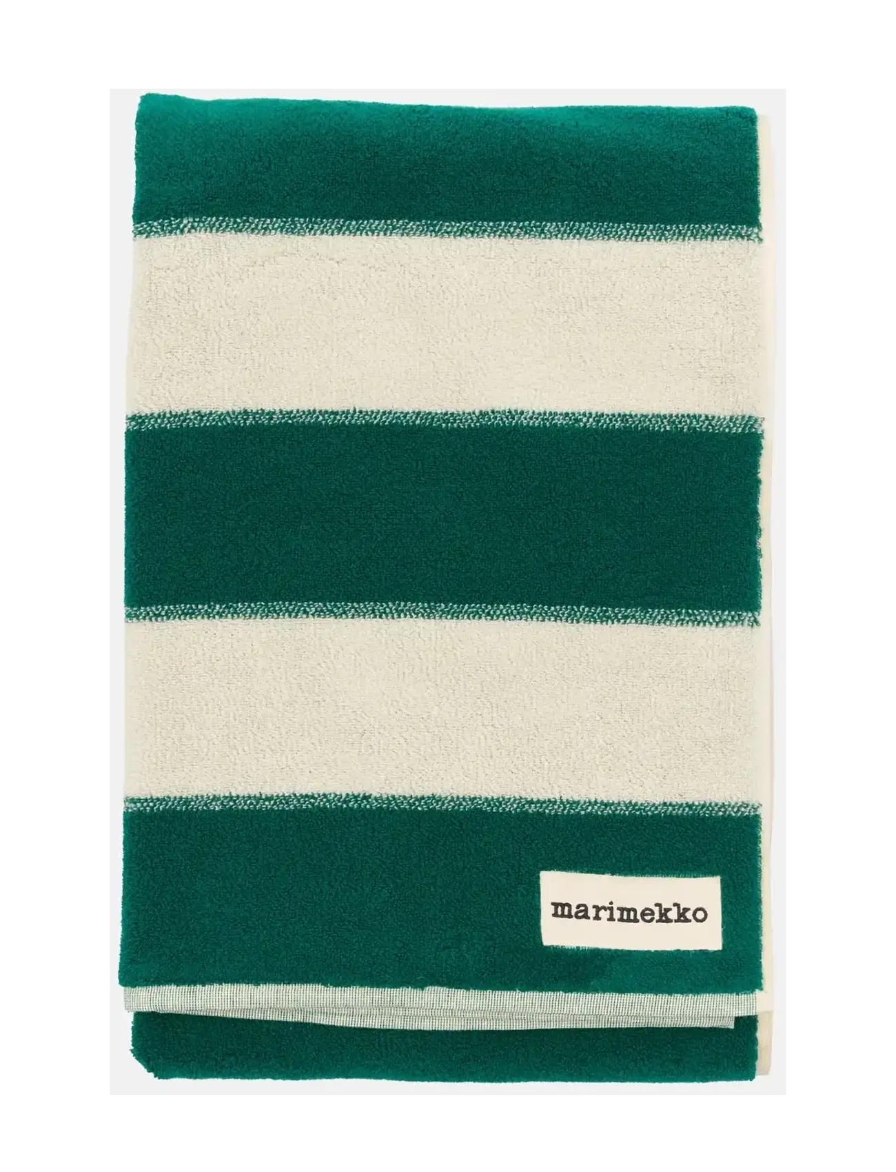Marimekko Home Galleria Bath Towel 100X160Cm, Bath Håndklæde, Grøn, Str: 100X 160CM